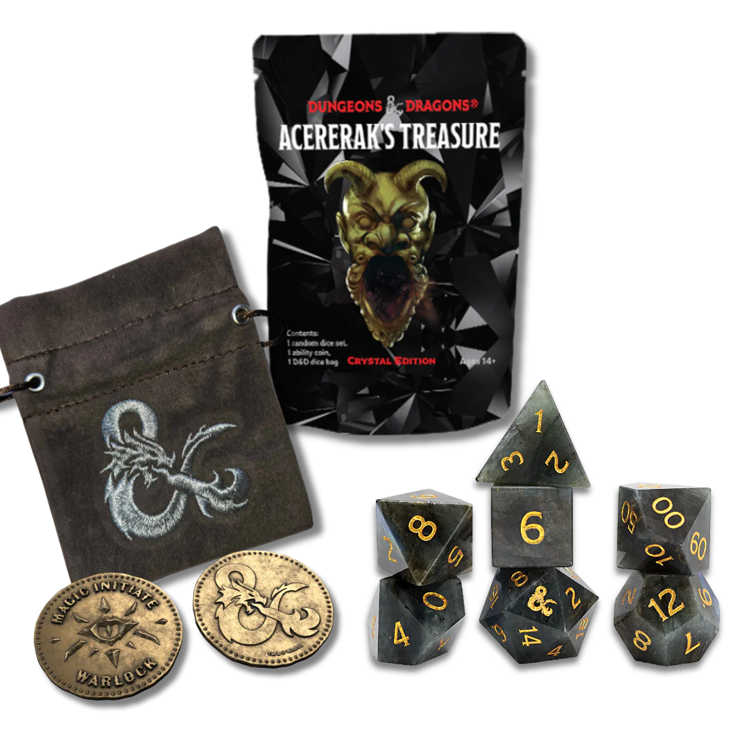 Acererak's Treasure Blind Bag - Crystal Edition | Mystery Collectible Miniatures for D&D & Tabletop RPG Gaming Adventures