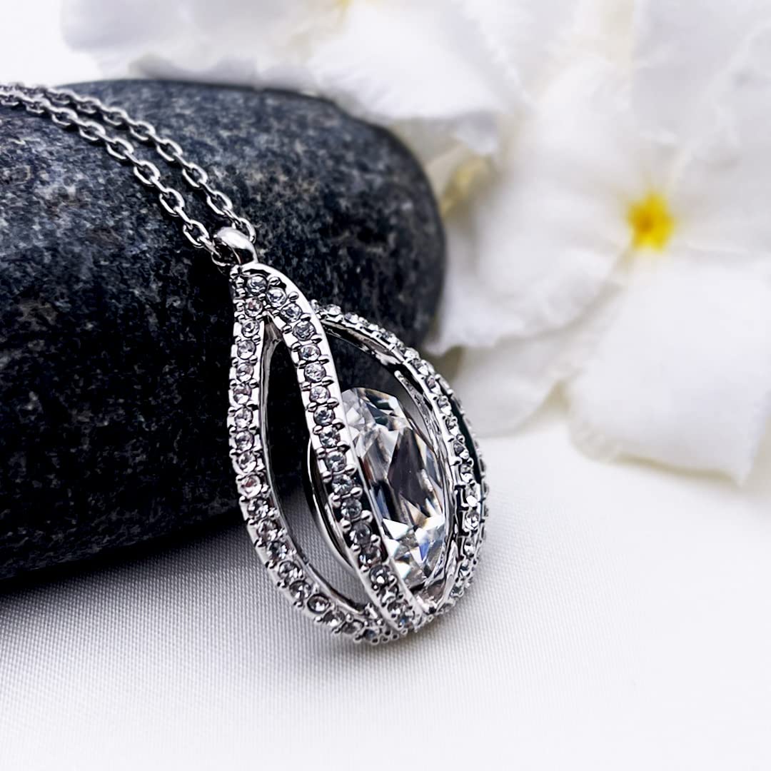 TRYNDI Necklace - Elegant Jewelry Gift for Wife, Women, Girlfriend - Perfect for Christmas, Anniversary, Birthday - Romantic Present for Her - Ideal for Date Nights, Special Occasions & Everyday Wear
