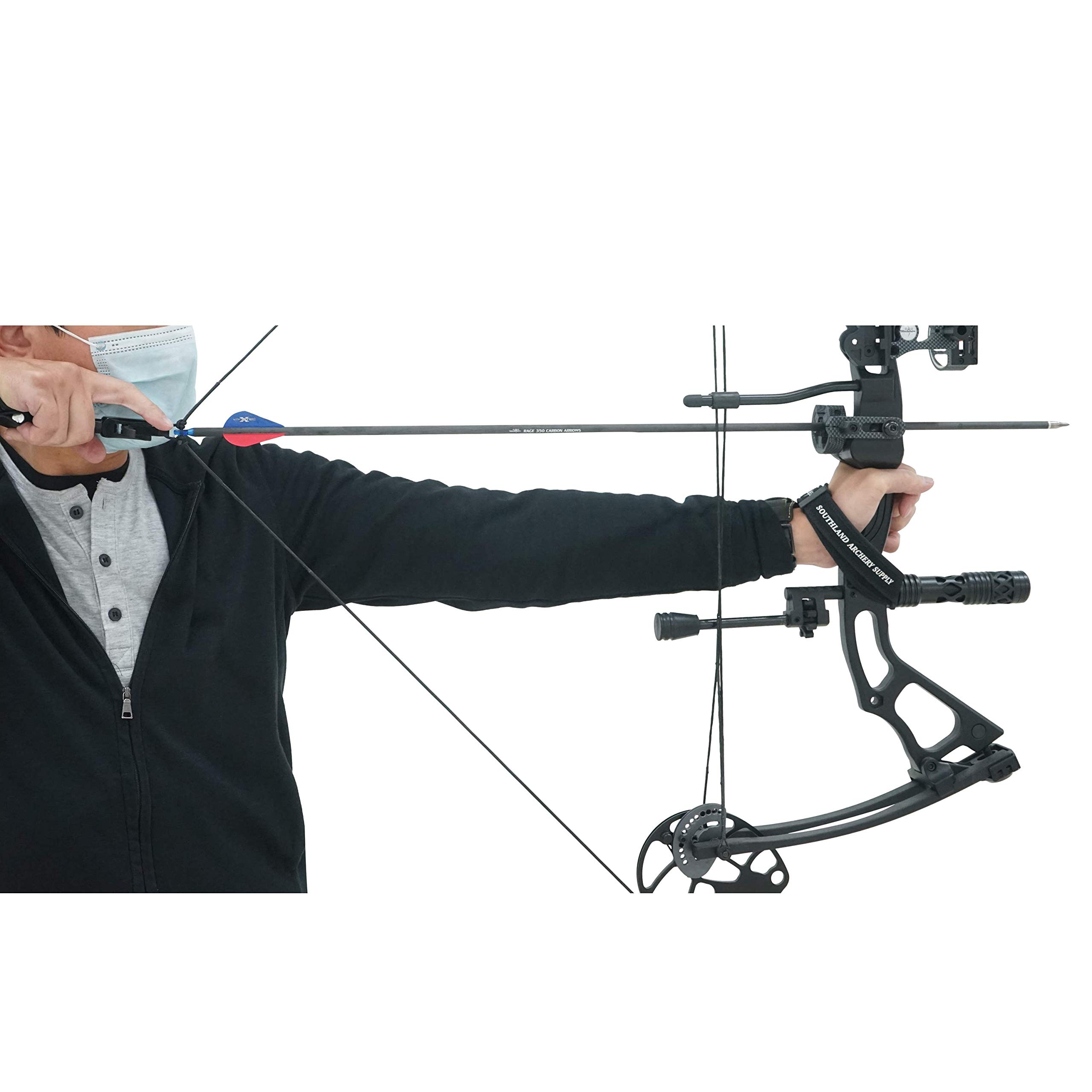 Southland Archery Supply Adjustable Bow Release Aid for Compound Bows - Right & Left Hand - Perfect for Hunting, Target Practice & Range Shooting