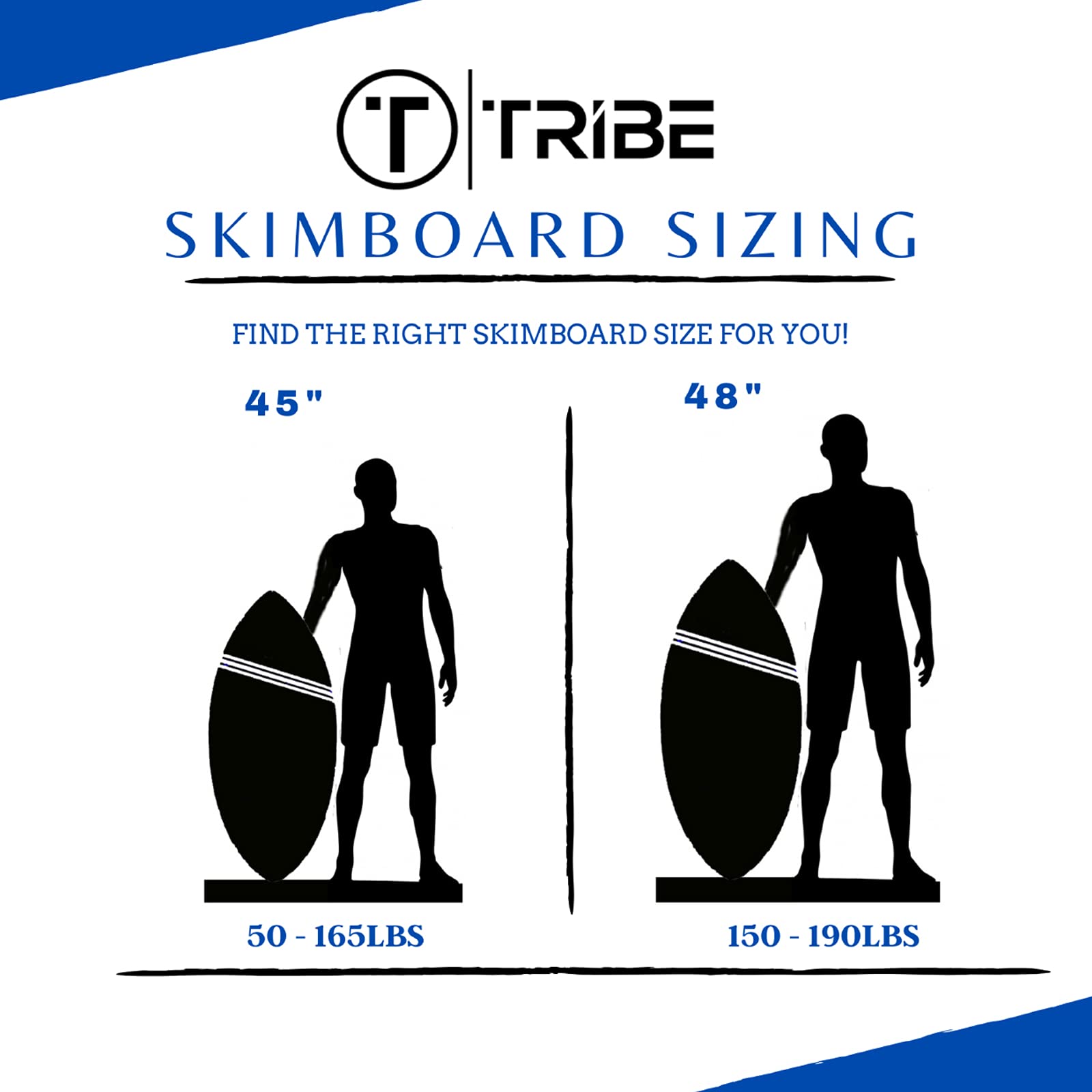 Tribe Boards Soft Foam Skimboard for Kids & Adults - Lightweight Beginner to Intermediate Training Board | Perfect for Beach, Pool & Wave Riding Practice