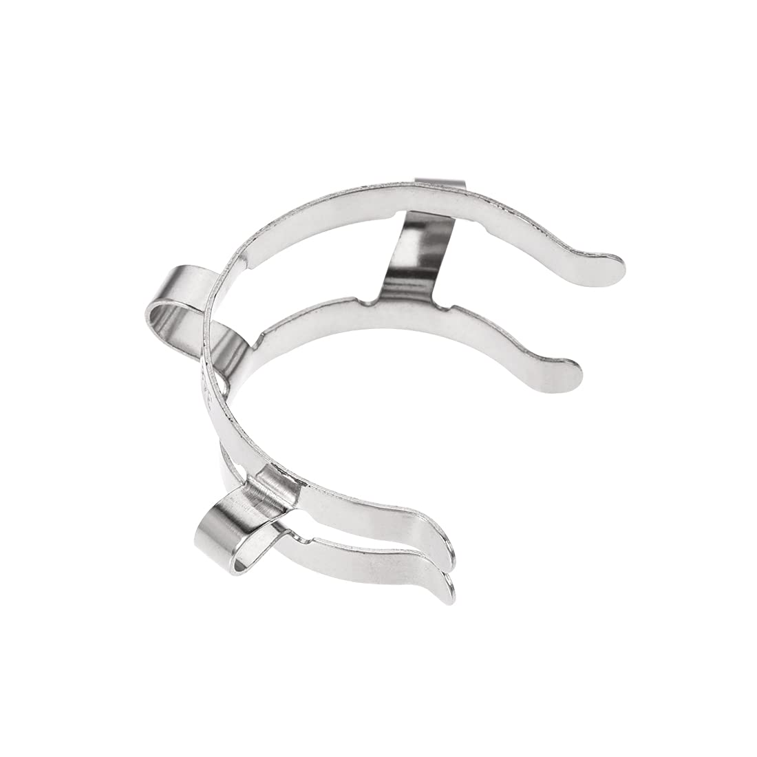 uxcell 34mm Glass Taper Joint Clip Clamp - Silver Laboratory Connector for Chemistry Lab Equipment | Perfect for Distillation, Condenser & Glassware Assembly