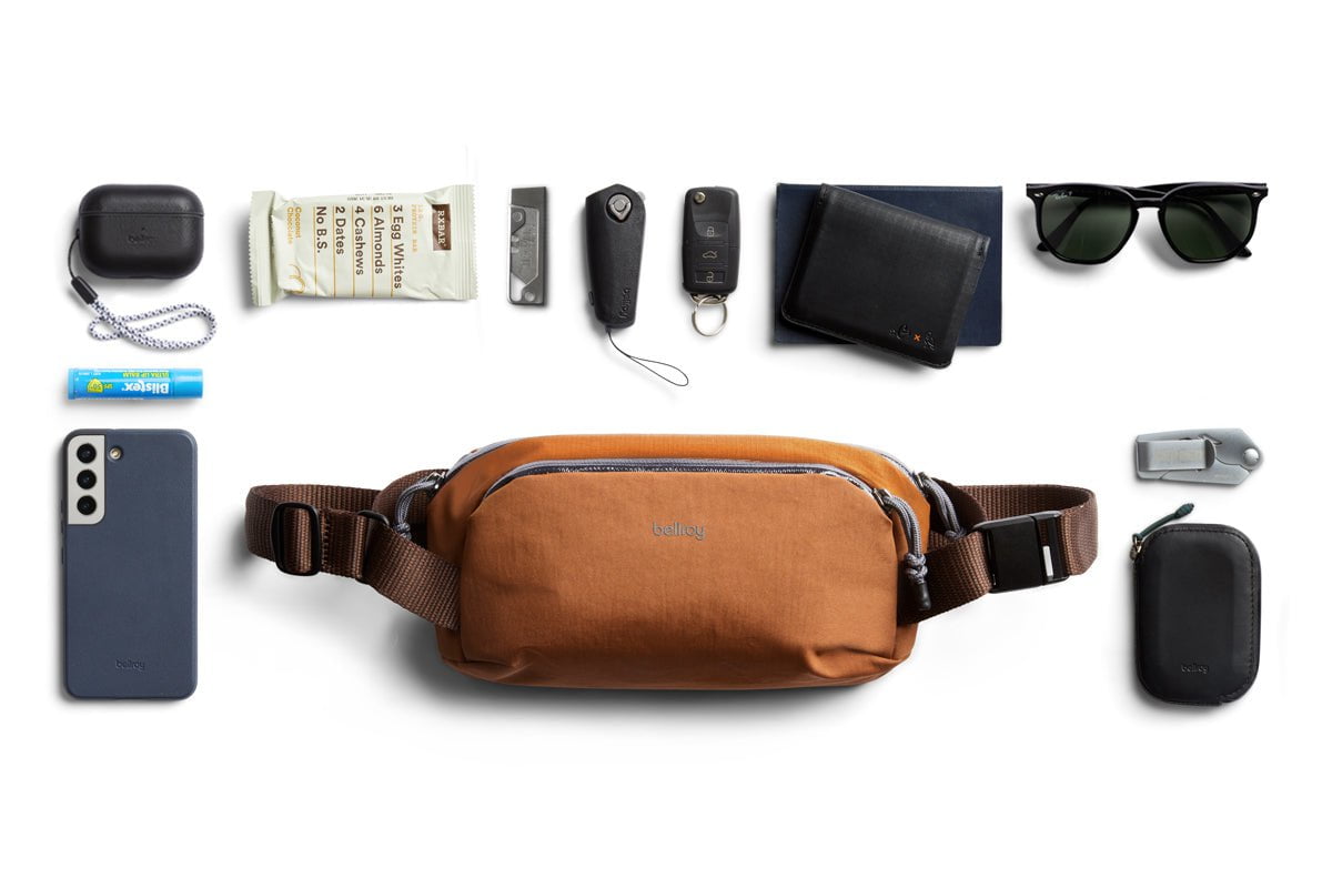 Bellroy Venture Ready Sling 2.5L Crossbody Bag - Lightweight & Water-Resistant Travel Pack for Men & Women - Perfect for Hiking, Commuting & Everyday Carry