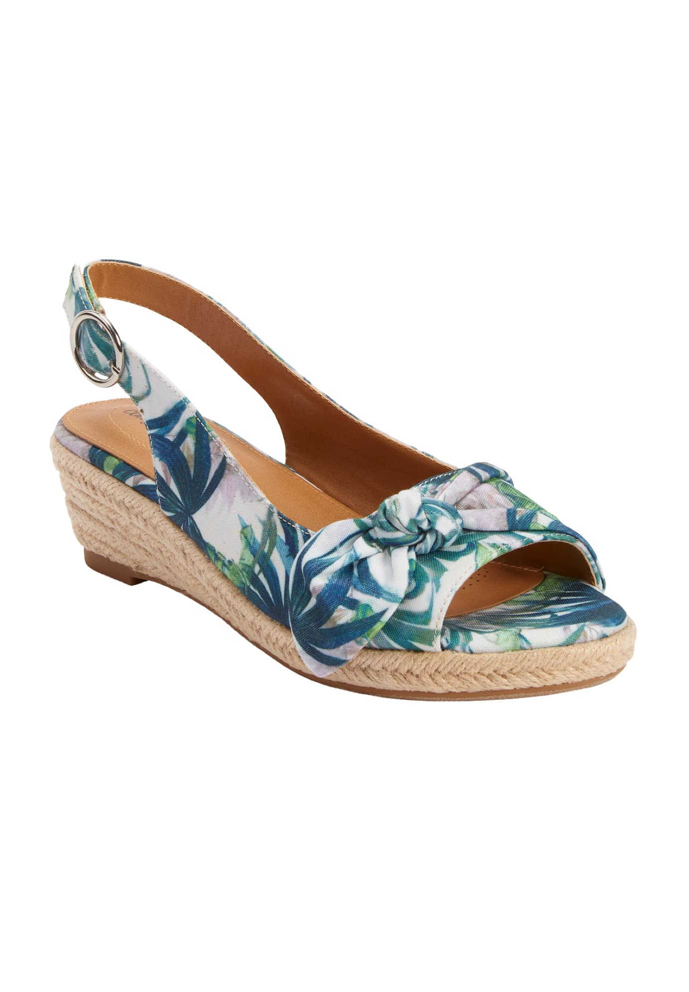 Comfortview Women's Wide Width The Zanea Espadrille Shoes - Breathable Slip-On Flats for Casual Wear & Summer Outfits