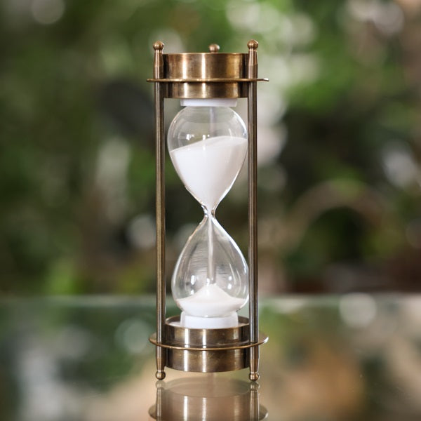 Variable Minute Compass Hourglass - Premium Sand Timer for Cooking, Games & Productivity - Perfect for Kitchen, Board Games & Office Time Management