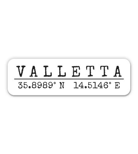 Squiddy Valletta Malta Travel Luggage Sticker - 7