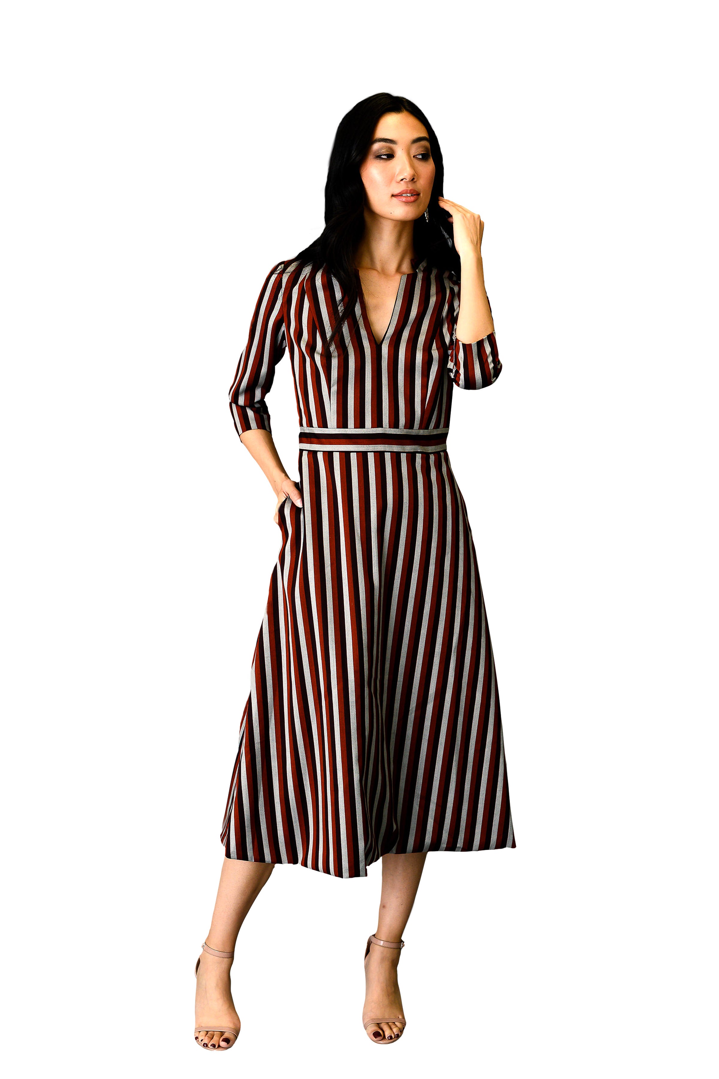 Warm Woolen Dress for Women - Cozy Winter Knit Dress - Perfect for Holiday Parties, Office Wear & Casual Outings
