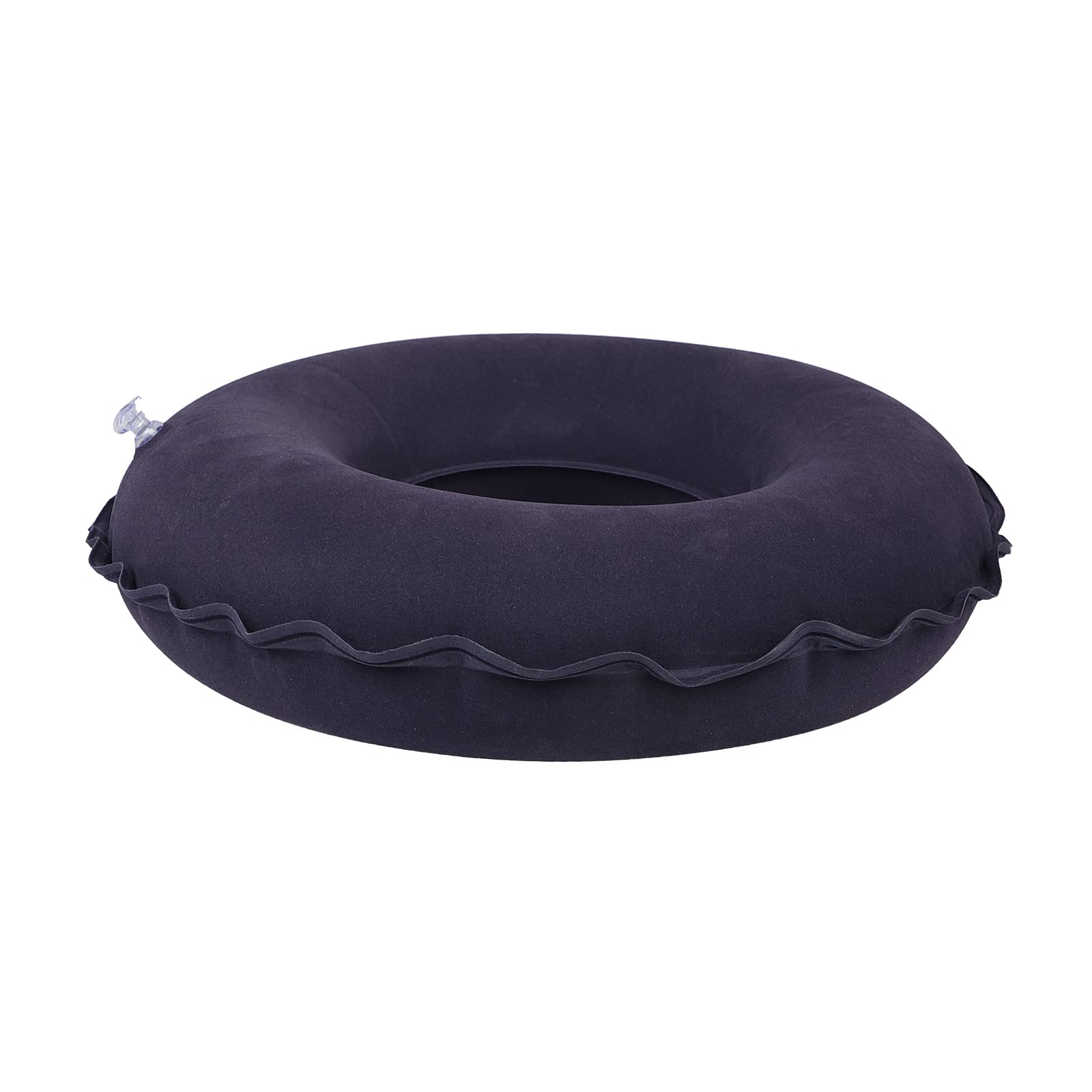 **Inflatable Seat Cushion for Tailbone Pain & Hemorrhoid Relief - Portable Donut Pillow for Office, Wheelchair, Travel - Includes Air Pump (Round) - Comfortable Support for Long Sitting, Driving & Post-Surgery Recovery**
