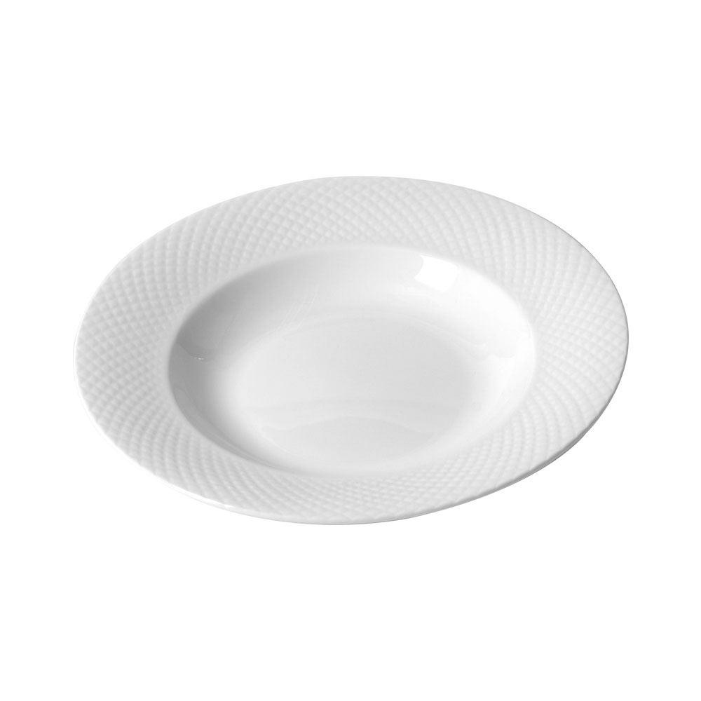 Stanton 4-Piece Soup Bowls Set - Ceramic Rim Bowls for Soup, Salad, Pasta & Dessert - Perfect for Dining, Entertaining & Everyday Use