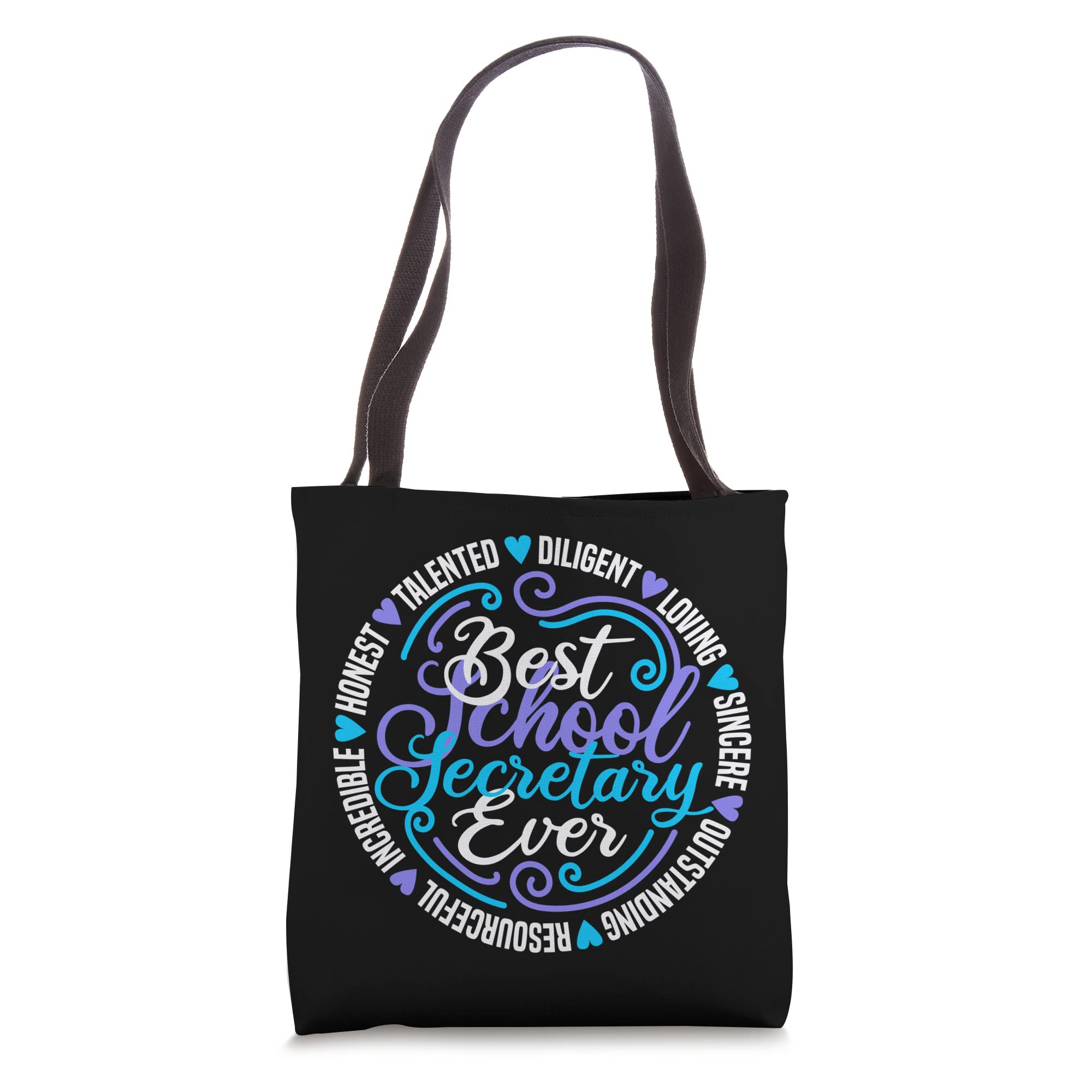 Stylish School Secretary Tote Bag - Durable Teacher Work Bag with Multiple Pockets - Perfect for Office, Classroom & Commuting