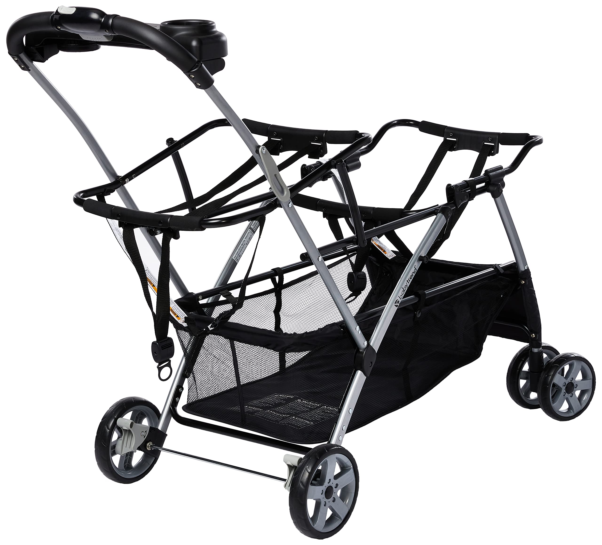 Baby Trend Snap-N-Go Double Stroller - Lightweight Frame for Infant Car Seats | Perfect for Twins or Siblings | Ideal for Shopping, Travel & Daily Walks