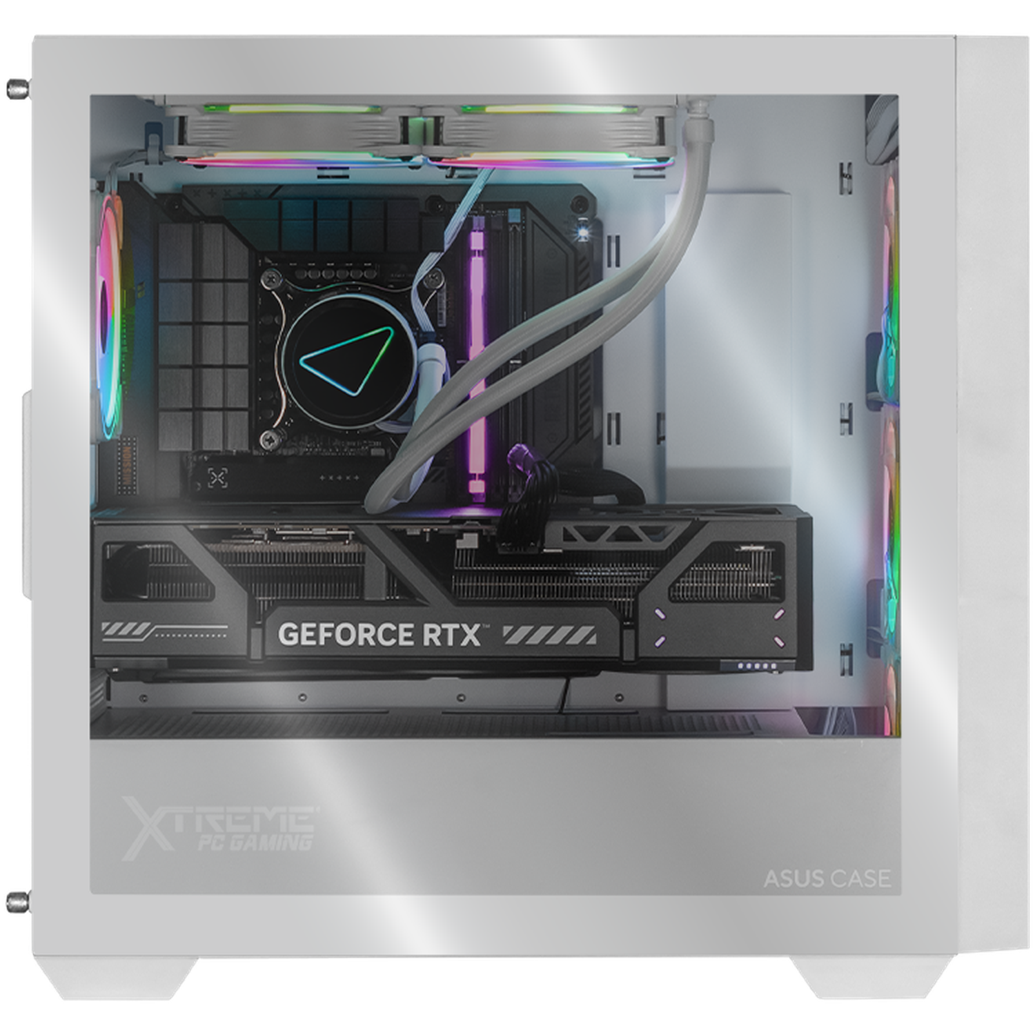 ASUS Geforce RTX 5080 Gaming PC - Intel Core i9-14900KF, 32GB DDR5 RAM, 2TB SSD, Liquid Cooling, WiFi, White - Ultimate Gaming Setup for 4K Gaming & VR Experiences
