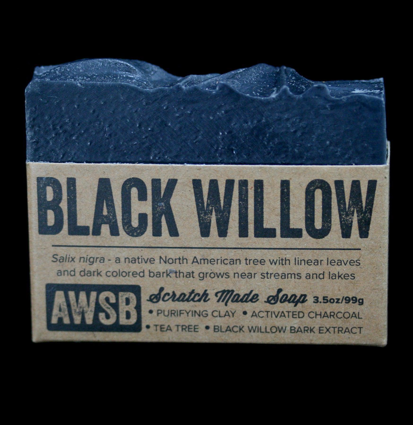 Black Willow Bar Soap - Natural Handmade Soap for Sensitive Skin | Gentle Cleansing & Moisturizing | Perfect for Daily Use, Gifts & Spa Days