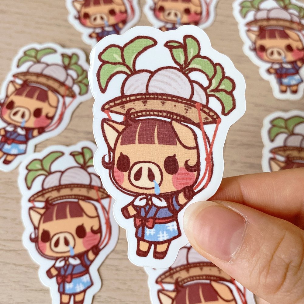 Animal Crossing Daisy Mae Vinyl Stickers - Waterproof & Durable for Laptops, Notebooks, Water Bottles & Gaming Accessories
