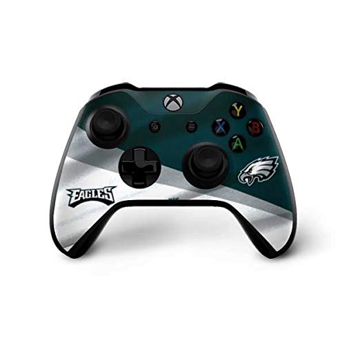 Officially Licensed NFL Philadelphia Eagles Gaming Skin Decal for Xbox One X Controller - Custom Protective Cover for Enhanced Grip & Style - Perfect for Gamers & Sports Fans