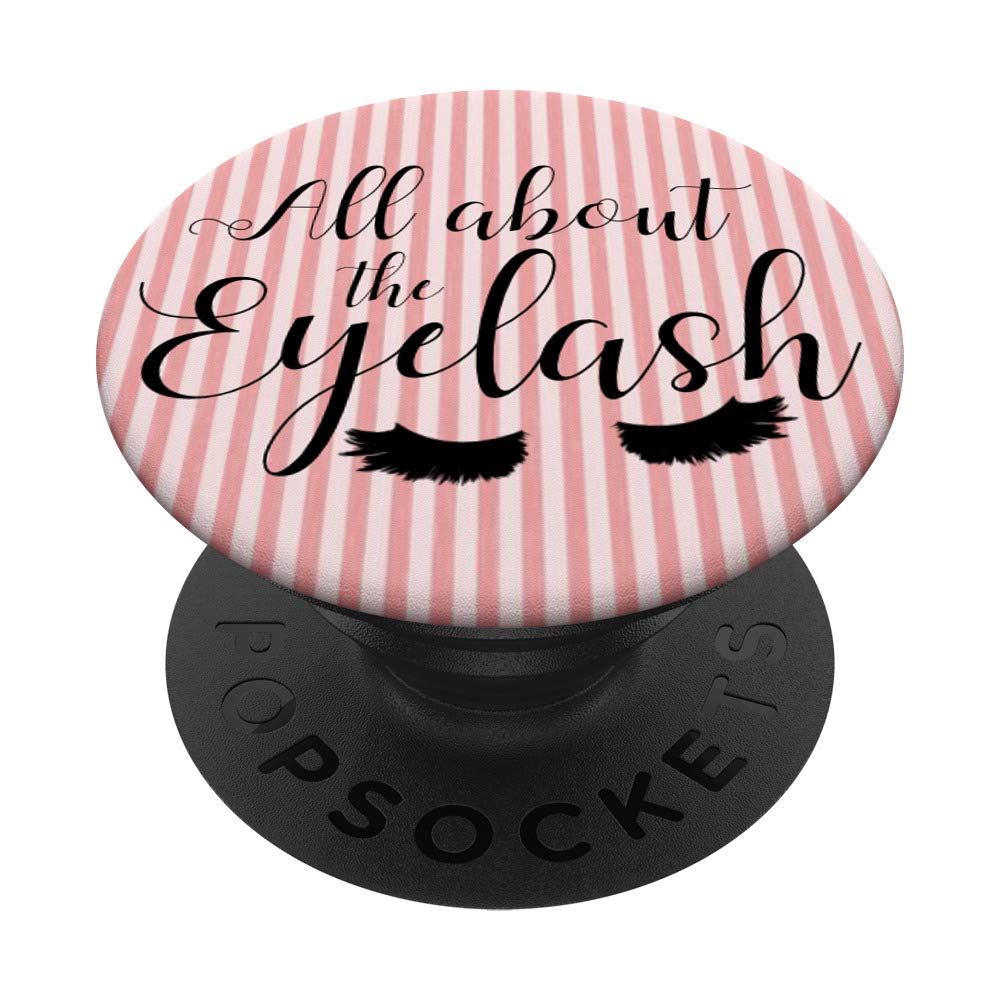 Funny Lash Quote PopGrip - Swappable Phone Grip for Estheticians & Makeup Lovers | Perfect for Phones & Tablets | Great Gift for Eyelash Technicians & Beauty Enthusiasts