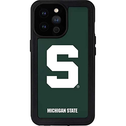 Waterproof iPhone 13 Pro Max Case - Officially Licensed Michigan State University Spartans Design | Durable Protection for Swimming, Beach & Outdoor Activities