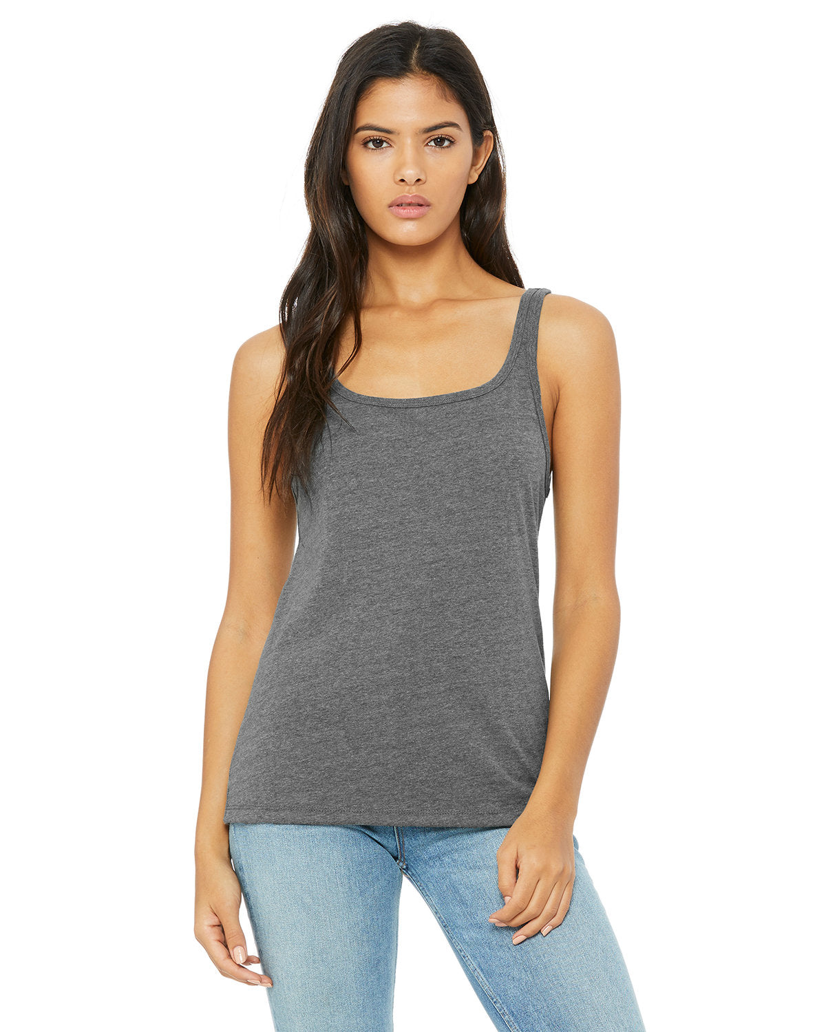 Bella + Canvas 6488 Women's Relaxed Fit Jersey Tank Top - Soft Breathable Fabric for Casual Wear, Summer Outfits & Layering