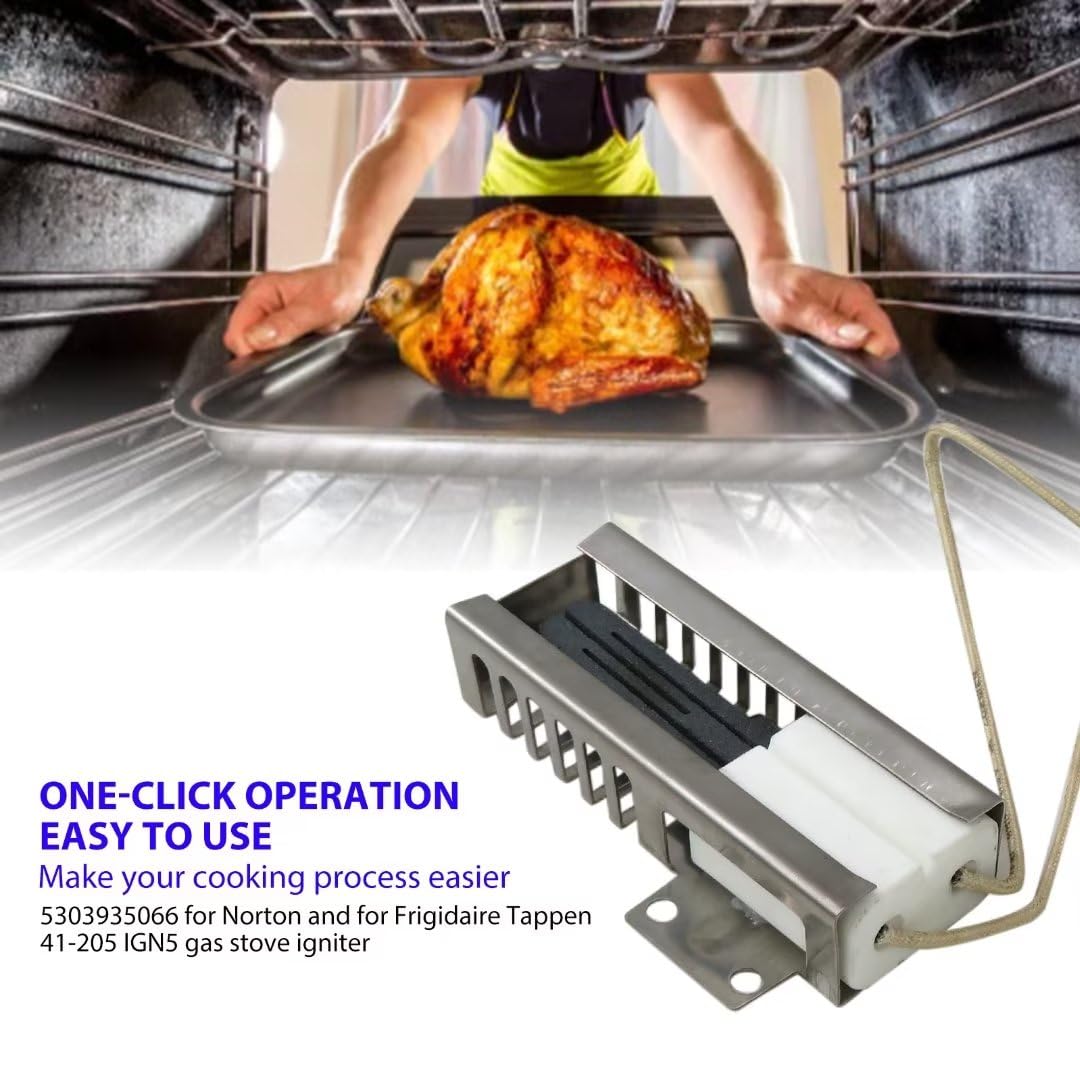 2024 New Replacement Oven Igniter 5303935066 Compatible with Tappan Magic Chef Maytag Roper - Replaces 5303131300, 316T031P01, 08009420, 08067971 by Goodicare - Perfect for Gas Range Repair & Kitchen Appliance Maintenance