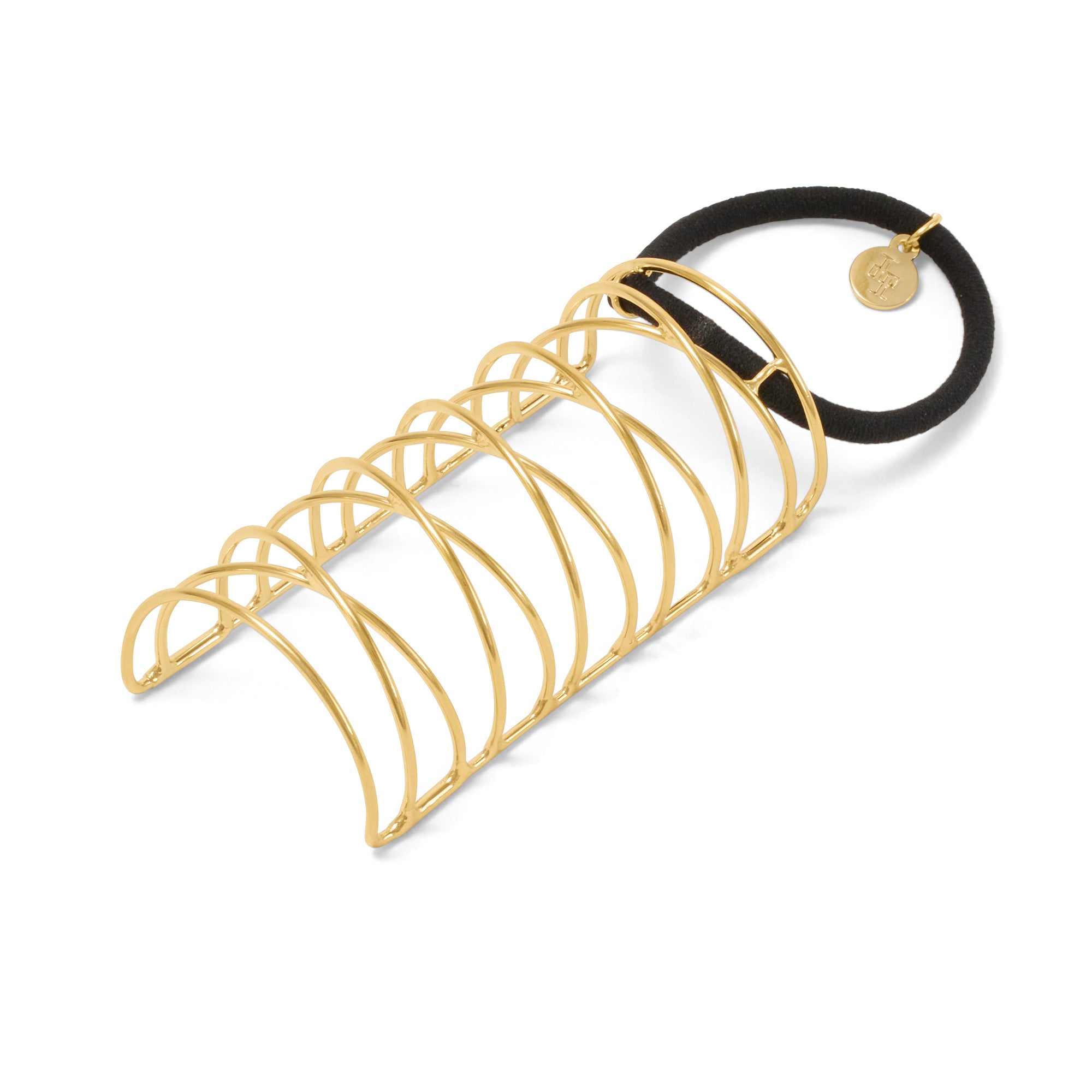 Elegant Corset Glossy Pony Cuff Bracelet - Perfect for Evening Parties, Weddings & Special Occasions
