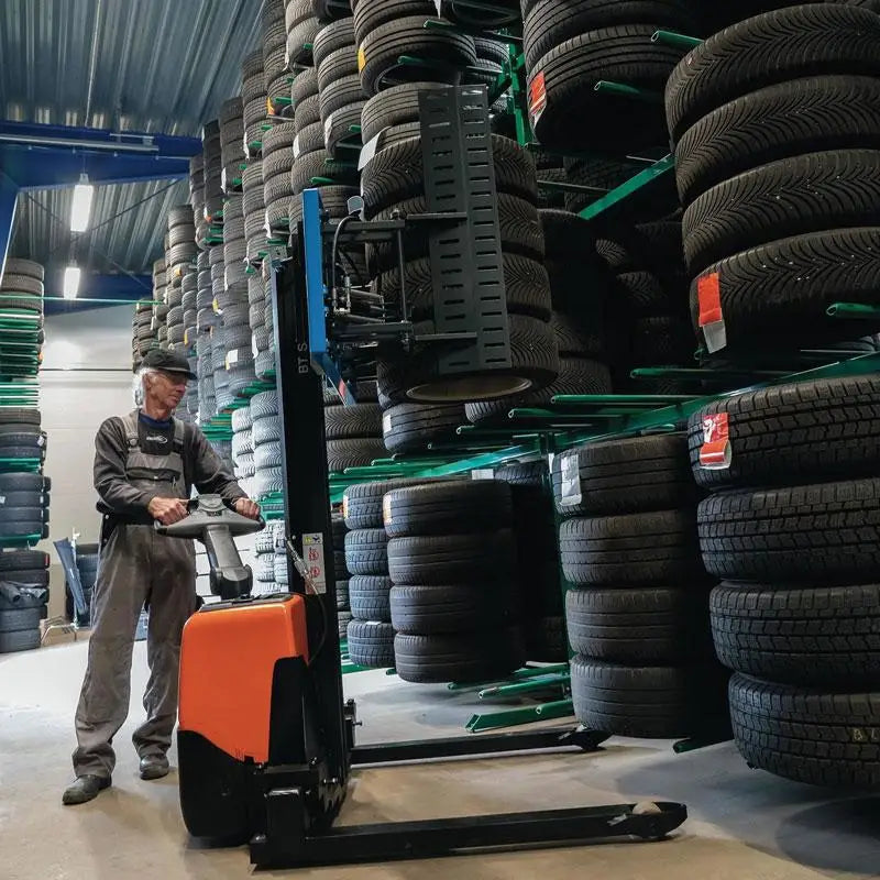 Just Easy Tools 800 Easy Stacker for Passenger Tires - Heavy Duty Tire Storage Rack for Garages, Auto Shops & Home Organization