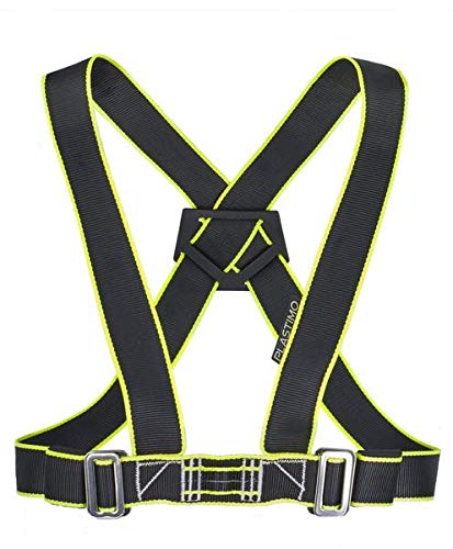 Nautos 66829 Double Ergonomic Adjustable Safety Harness - Heavy Duty Fall Protection for Boating, Construction & Roofing - Plastimo