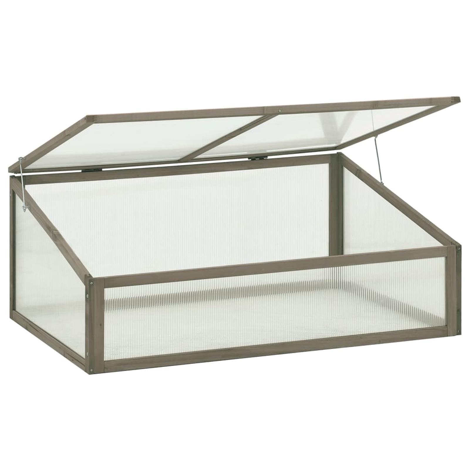 Tidyard Firwood Greenhouse with Openable Roof - 39.4
