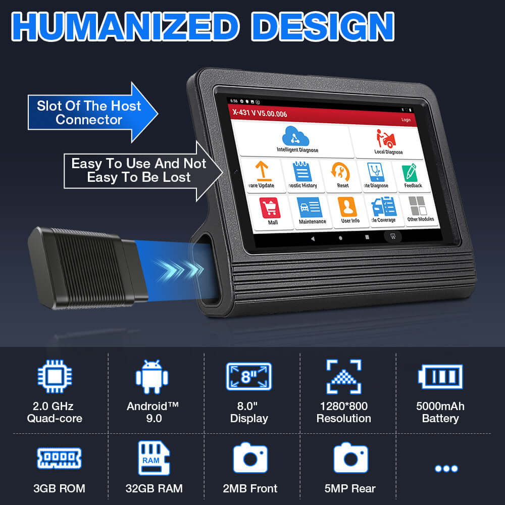 LAUNCH X431 V Pro 4.0 OBD2 Scanner - Advanced ECU Coding & Bidirectional Control Diagnostic Tool for Cars, Trucks & SUVs - Perfect for Mechanics & DIY Auto Repair