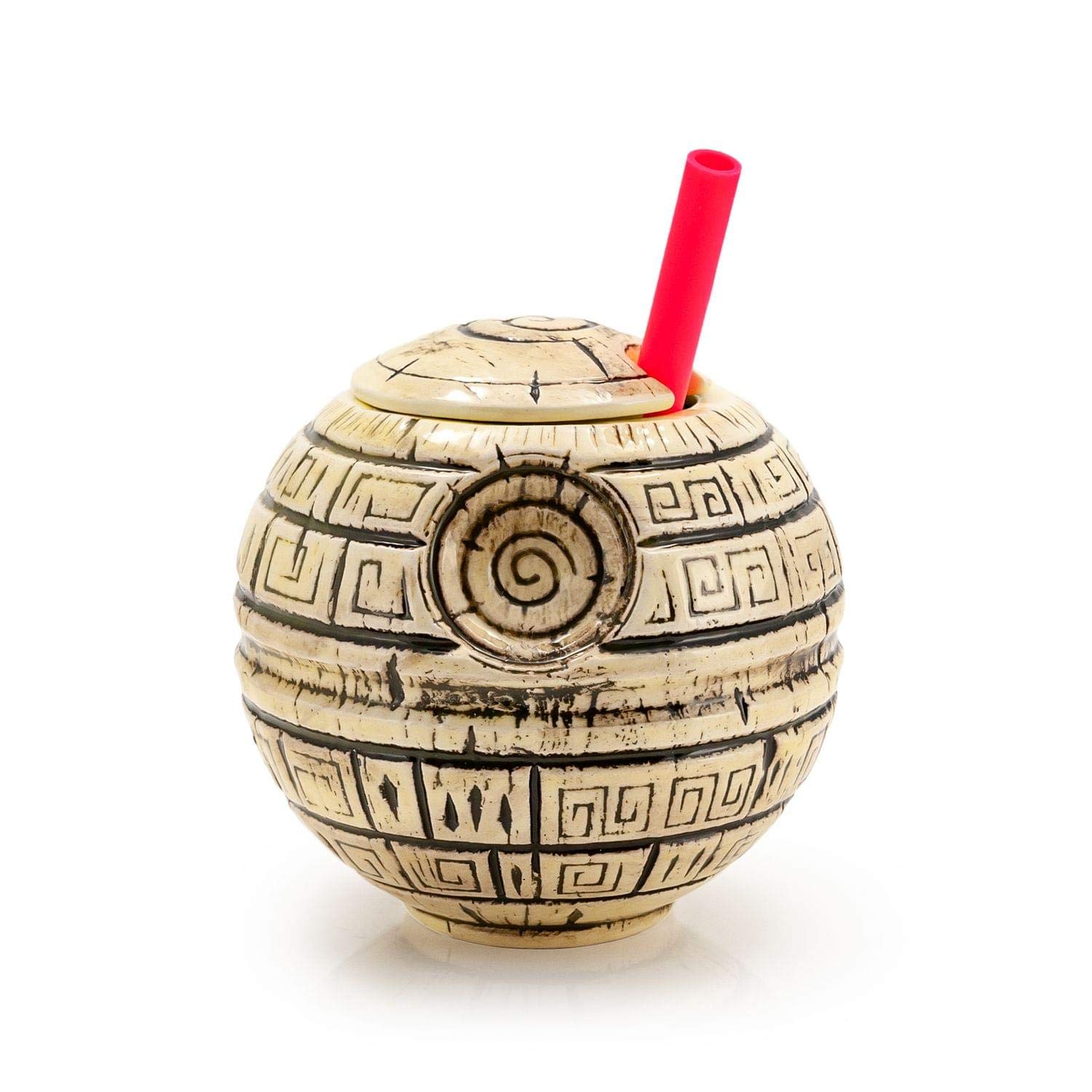 Geeki Tikis Star Wars Death Star Ceramic Coffee Mug - 24oz Large Capacity for Hot & Cold Drinks - Perfect for Home, Office & Gift Giving