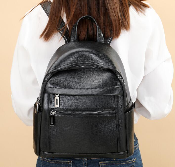 Women's Small Colorful Crocodile Leather Backpack Purse - Stylish & Durable for Travel, Work & Everyday Use