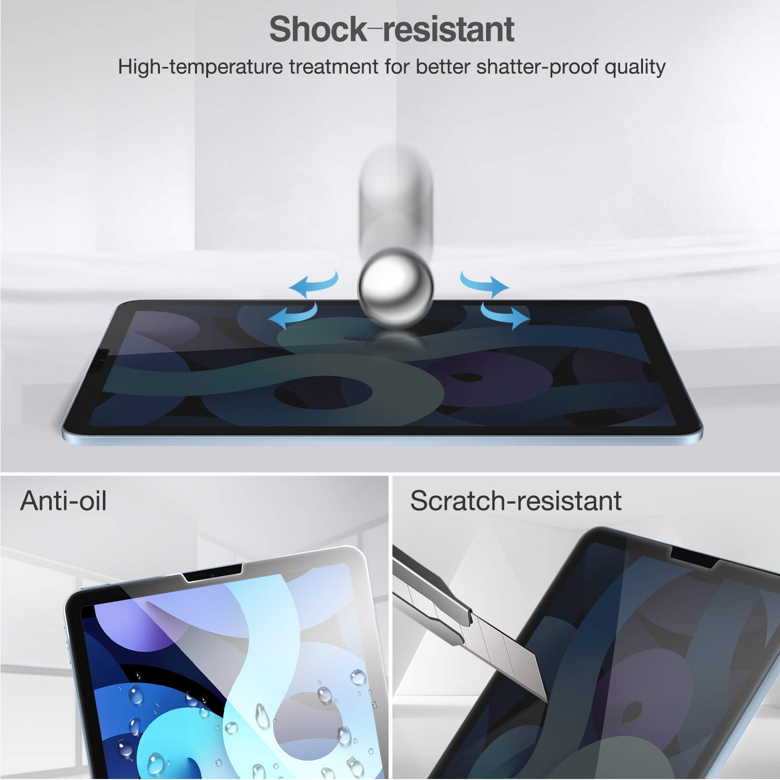 ProCase Privacy Screen Protector for iPad Air 5th/4th & iPad Pro 11