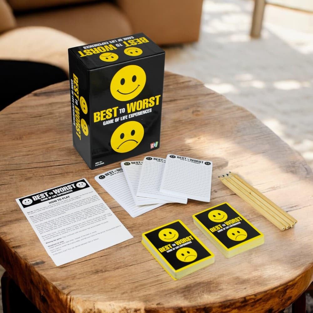 Go! Games - Fun Party & Family Card Game for All Ages | Best or Worst Challenge | Perfect for Game Nights, Travel & Social Gatherings