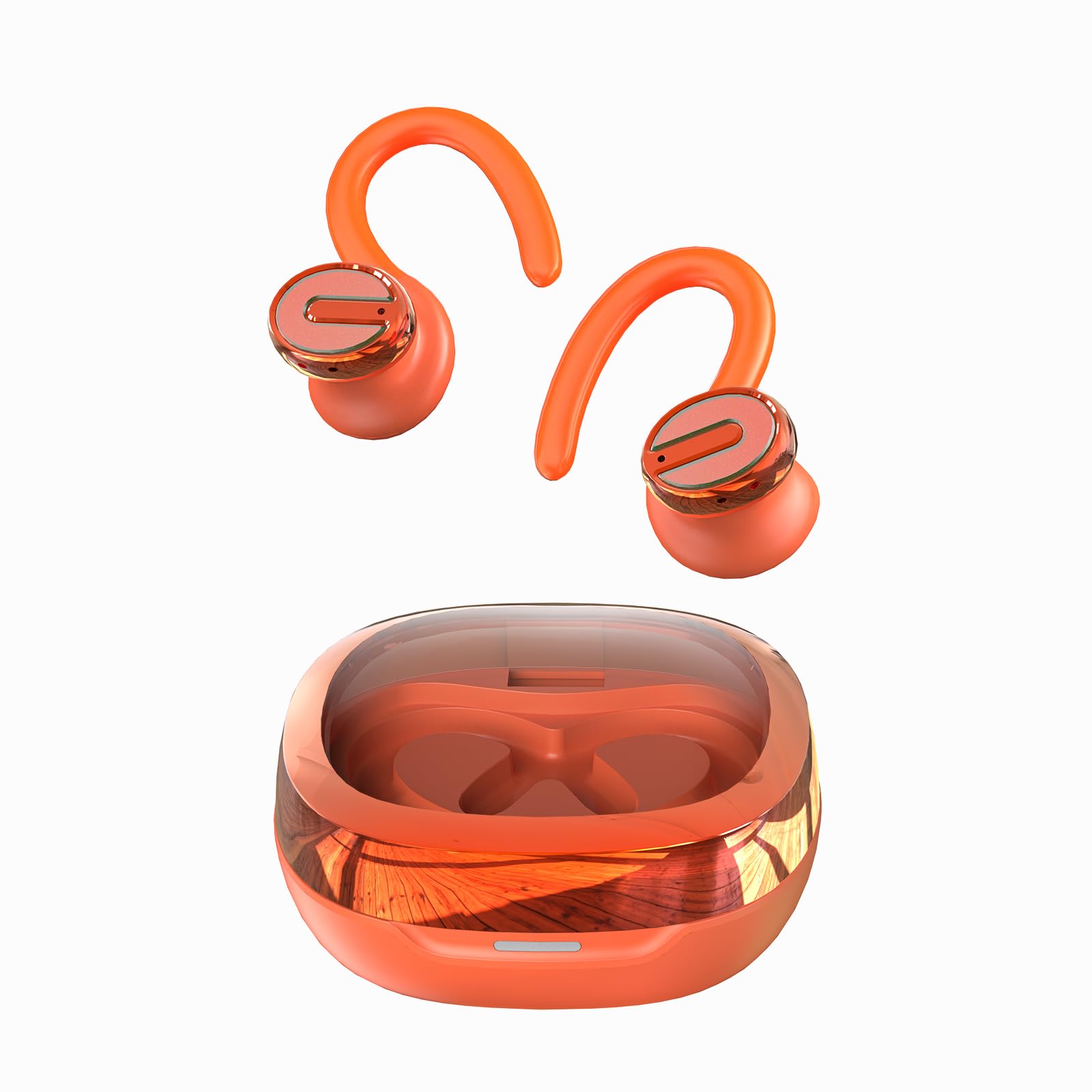 Wireless Open Ear Earbuds 60HRS Playtime, Bluetooth 5.3 IPX7 - for Running & Workout