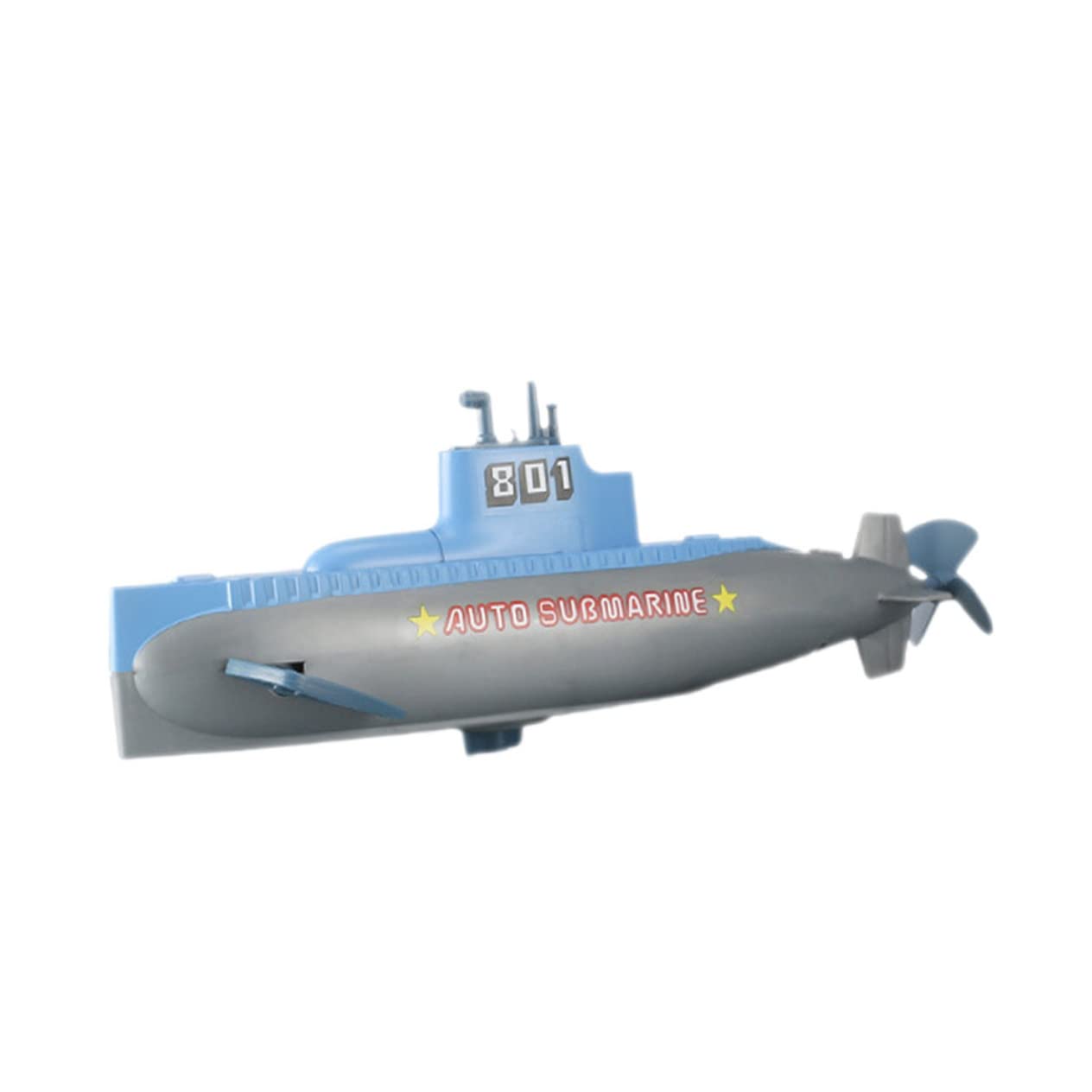 2 Pack Wind Up Swimming Submarine Bath Toys for Kids - Fun Water Spraying Clockwork Swim Toys for Bathtub, Pool & Outdoor Play