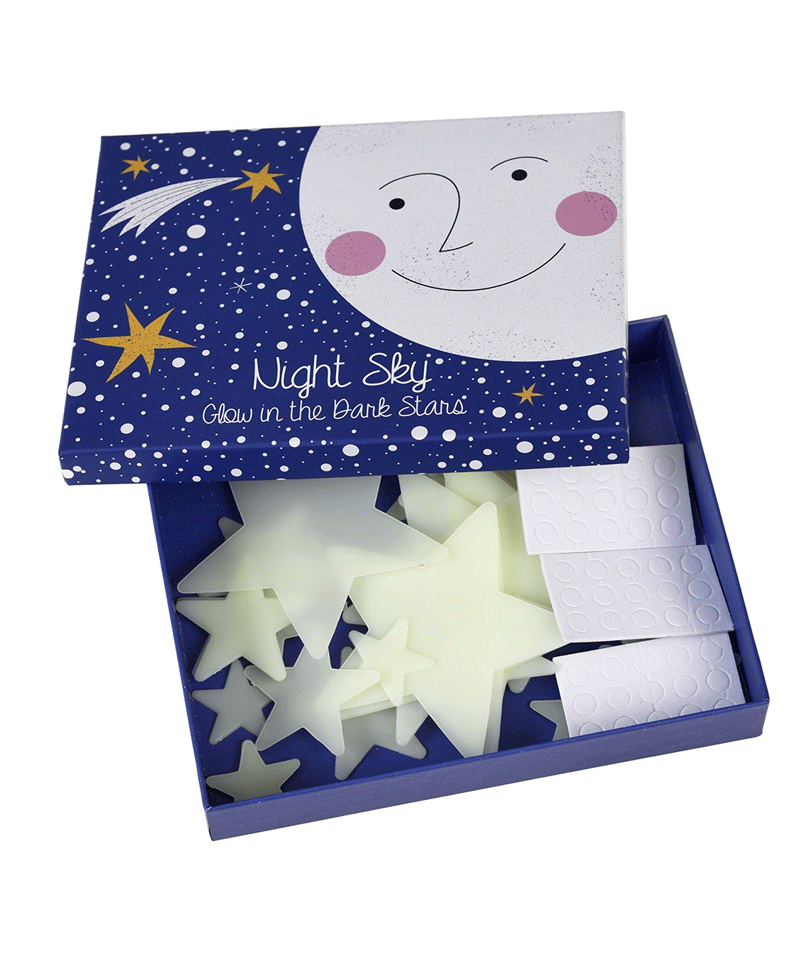 Glow in The Dark Stars for Ceiling - 30-Piece Night Sky Decals Kit for Kids Room & Bedroom Decor - Perfect for Nursery, Party & Home Astronomy Theme