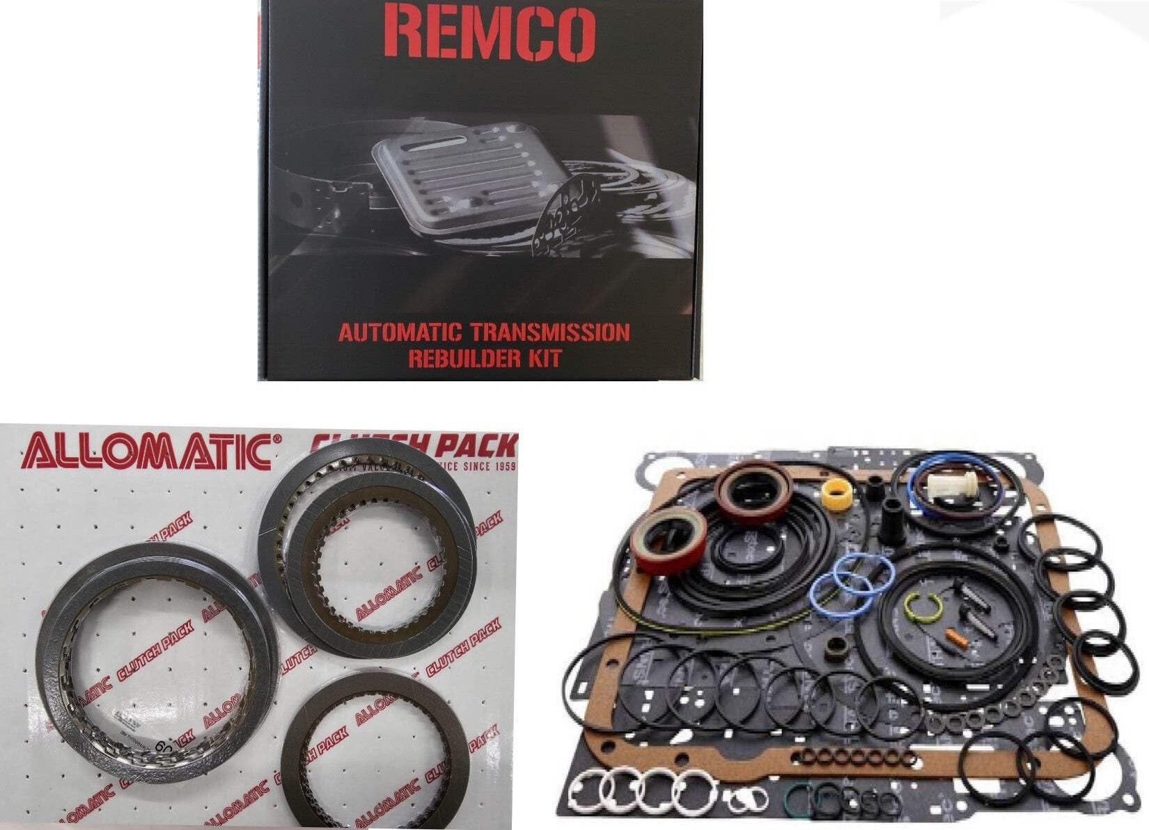 4L60E (1993-2003) Automatic Transmission Rebuild Kit - Complete Overhaul Kit with Clutches & Seals | GM Chevy Truck & SUV Transmission Repair