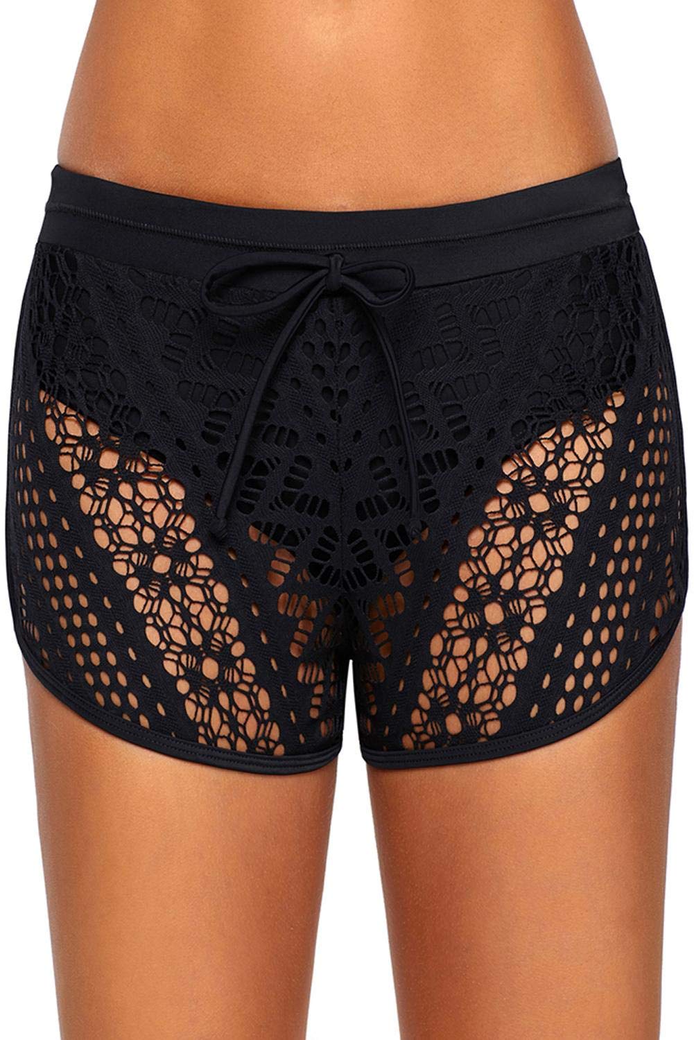 Lopie Women's Swim Skort - Quick Dry Board Shorts & Bikini Bottom Swimsuit for Beach, Pool & Water Sports