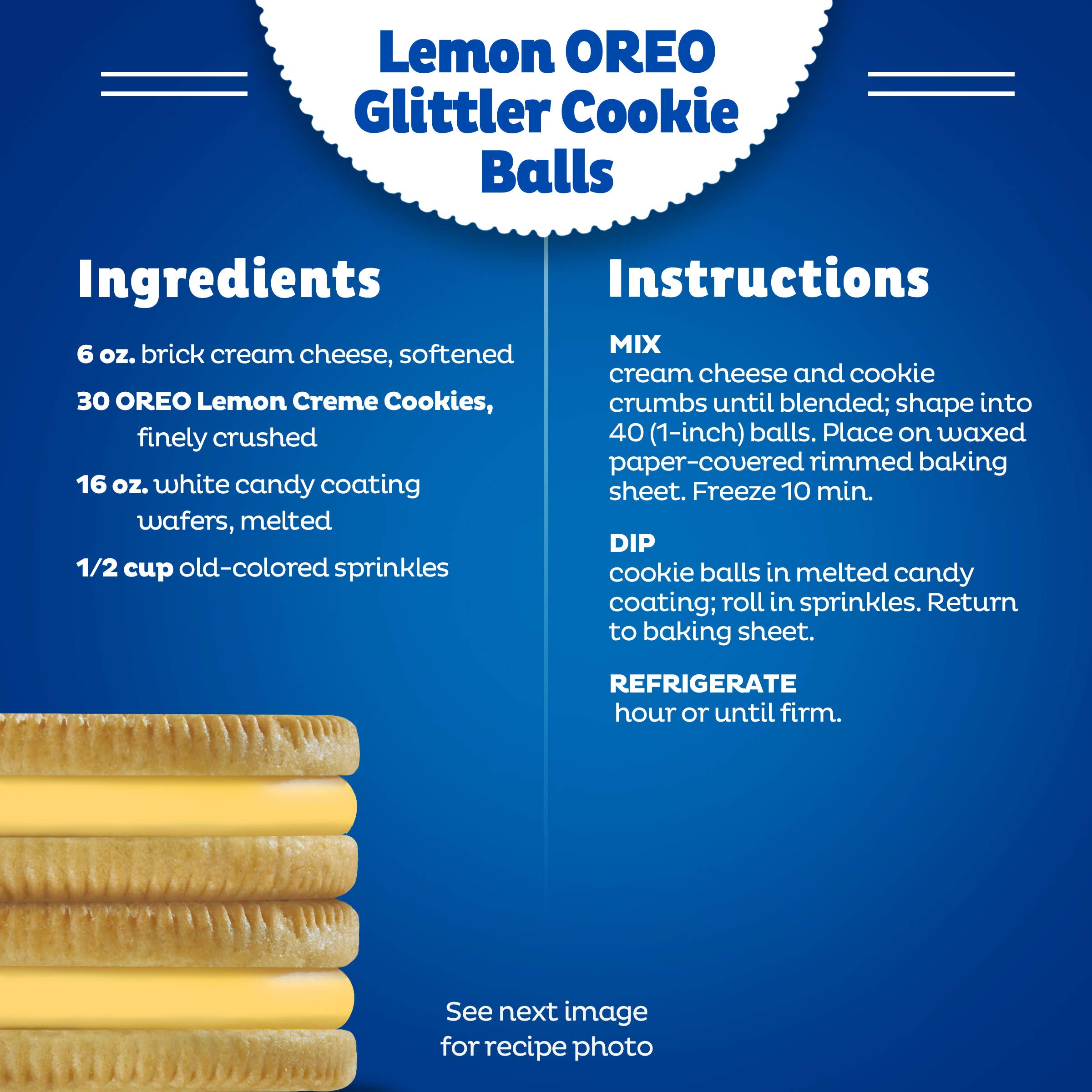 OREO Lemon Creme Sandwich Cookies, 12 Pack (15.25 oz) - Delicious Lemon Flavored Cookies for Snacking, Lunch Boxes & Party Treats
