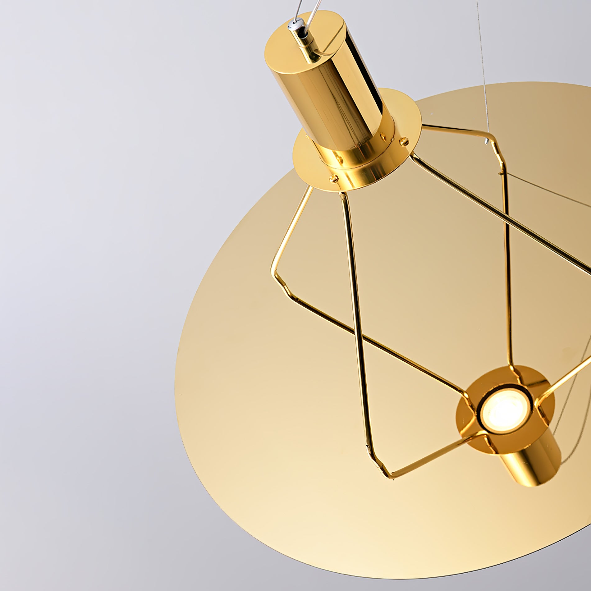 Amisol Modern Pendant Lamp - Stylish Hanging Light Fixture for Kitchen Island, Dining Room, Living Room & Bedroom Decor