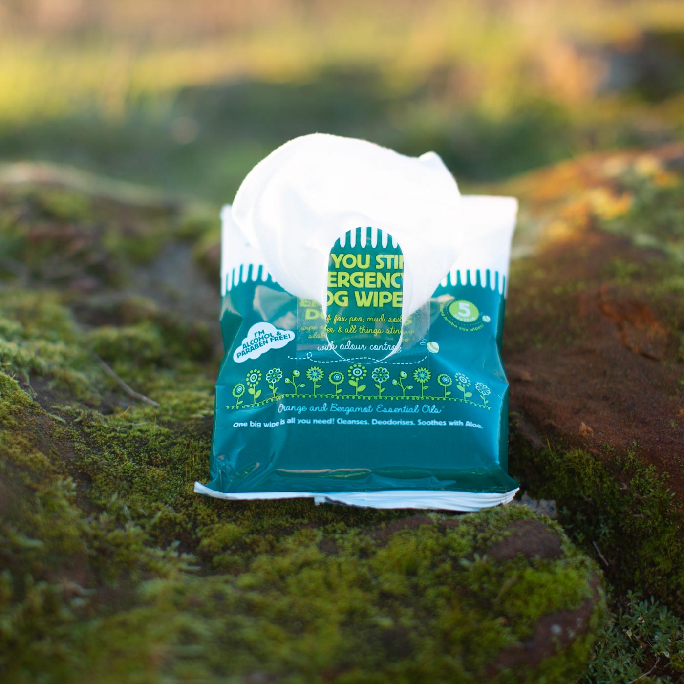 HOWND Yup You Stink Emergency Wipes for Dogs & Pets - Odor Eliminating Grooming Wipes for Quick Cleanups Between Baths, Travel & Outdoor Adventures