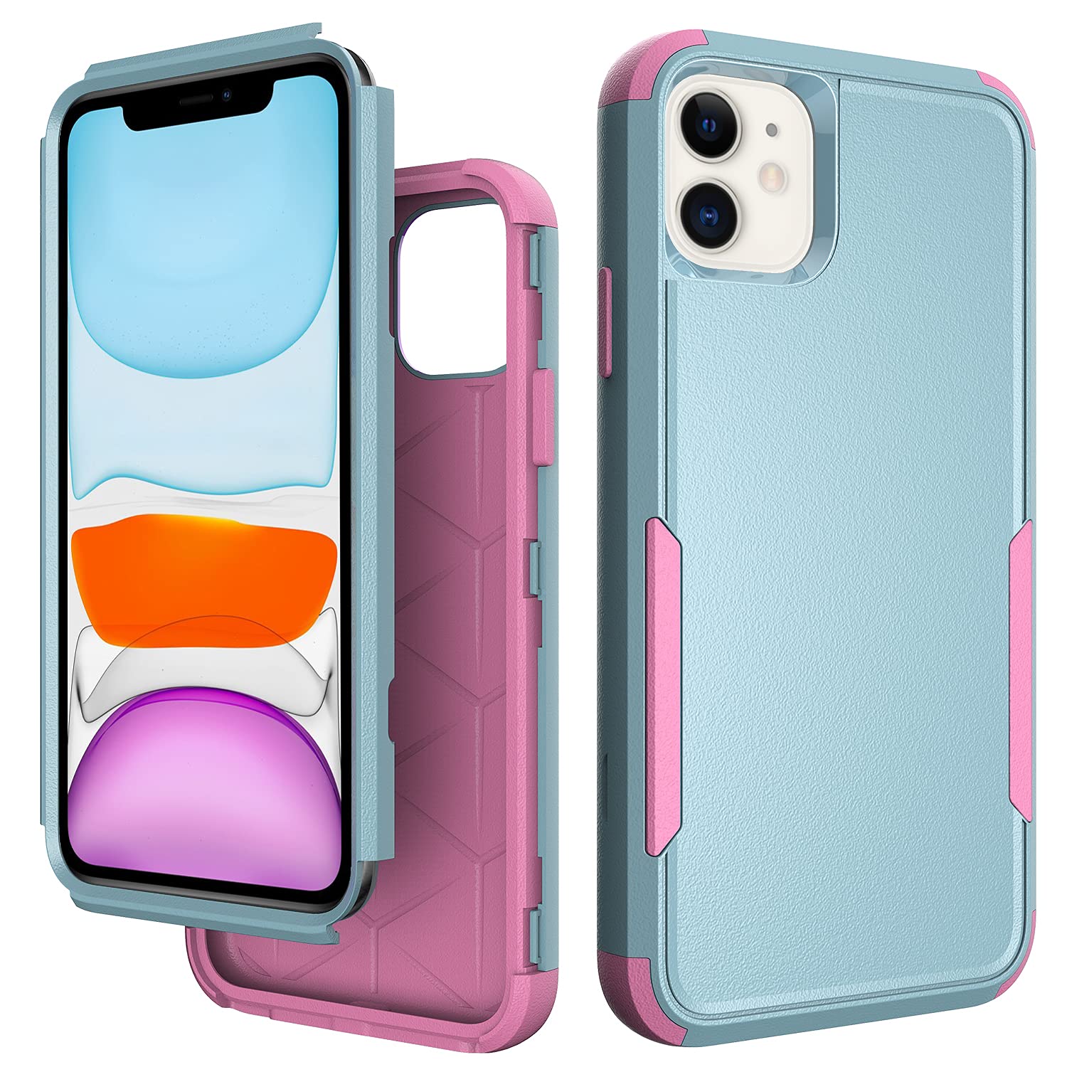 Shockproof Heavy Duty Protective Phone Case for Apple iPhone 11 - Durable Cover with Military-Grade Drop Protection | Perfect for Outdoor Activities, Travel & Everyday Use