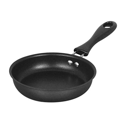 Non-Stick Mini Egg Frying Pan - Small Portable Omelette Pan for Breakfast, Pancakes & Cooking Eggs | Perfect for Camping, RV Trips & Small Kitchens