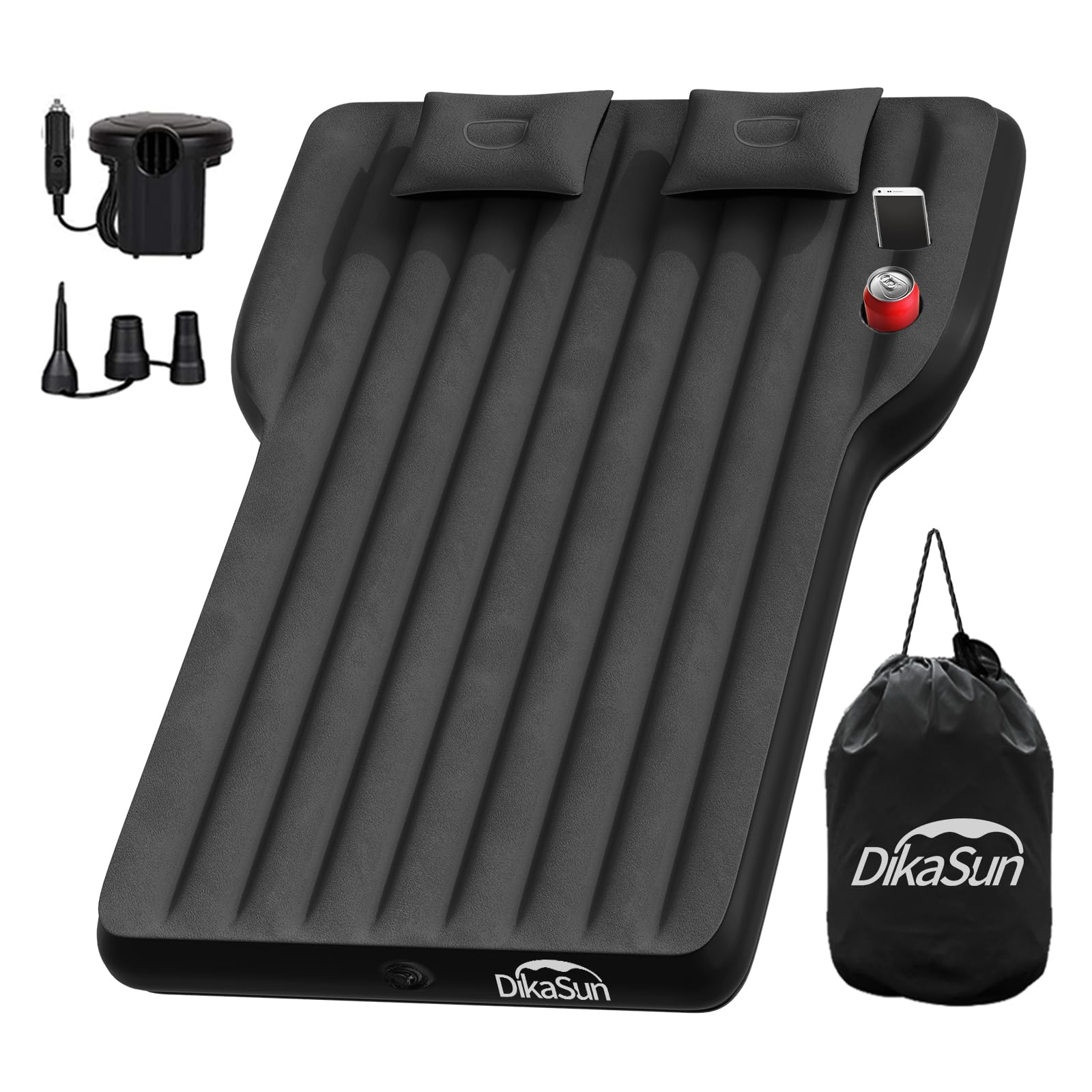 Tesla Model Y Air Mattress - Thickened Inflatable Camping Bed for Tesla Model Y SUV | Portable Travel Sleeping Pad with Built-in Pump & 2 Pillows | Perfect for Road Trips, Camping & Car Adventures