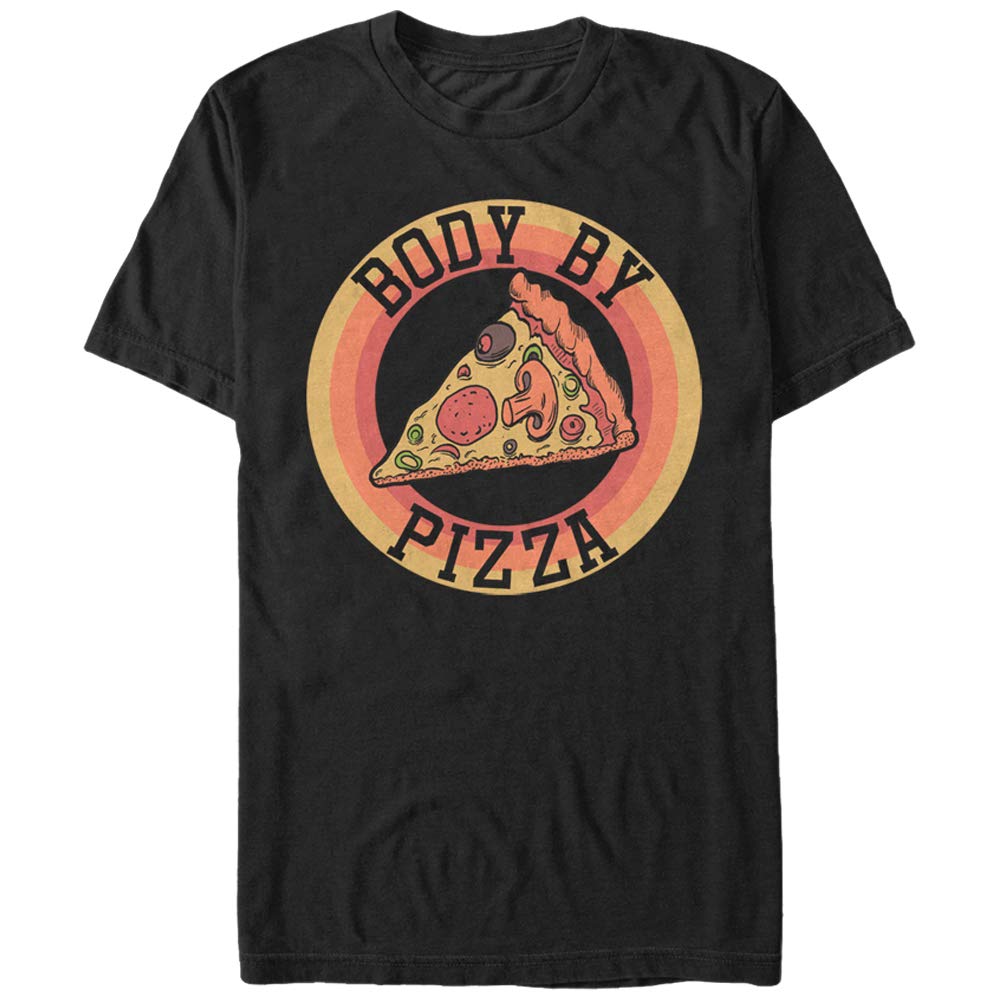 Women's Chin UP Body by Pizza Boyfriend T-Shirt | Funny Graphic Tee for Women | Casual Outfit & Lounge Wear