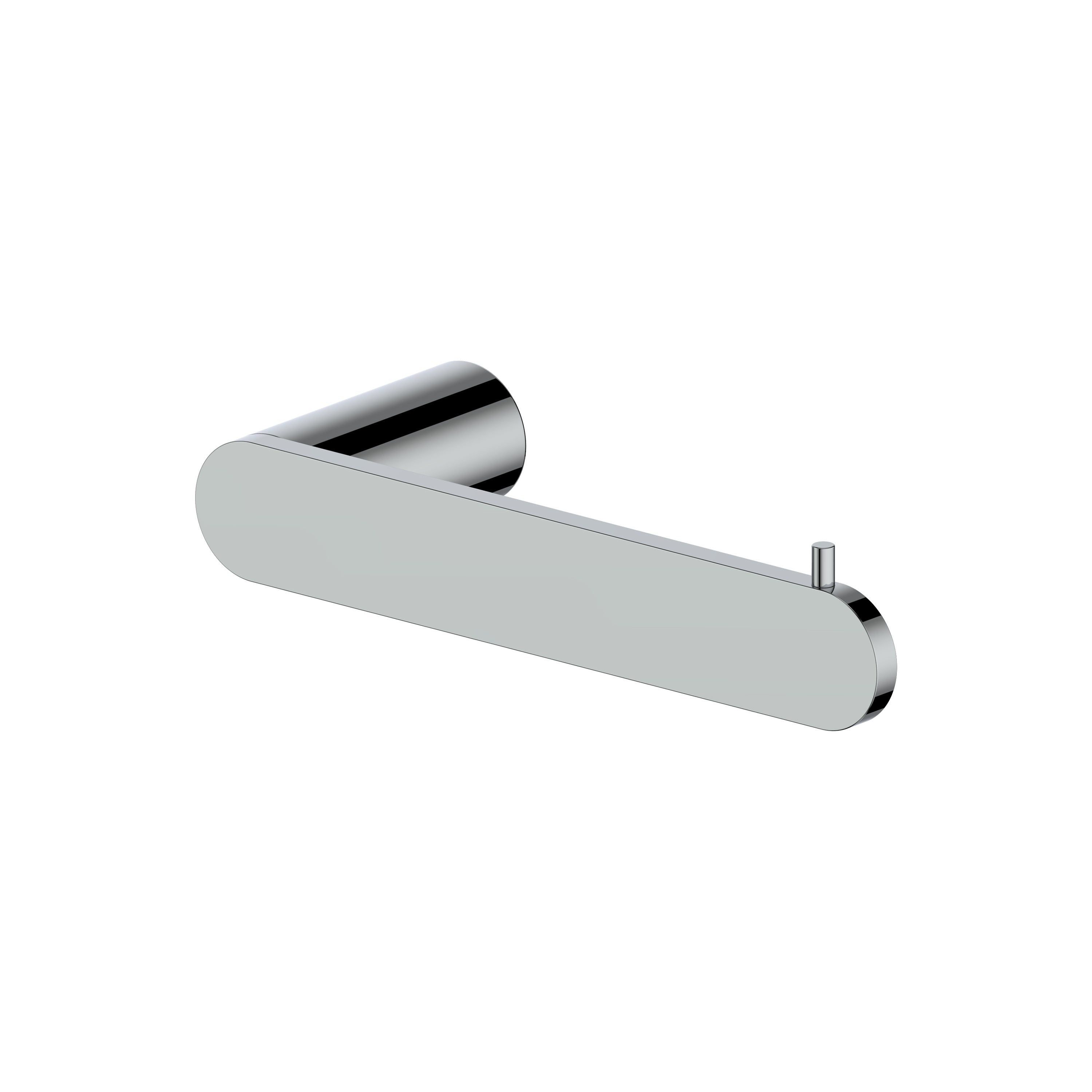 ZLINE Crystal Bay Chrome Toilet Paper Holder - Modern Bathroom Tissue Roll Stand for Home, Office, and RV Use (CBY TP CH)