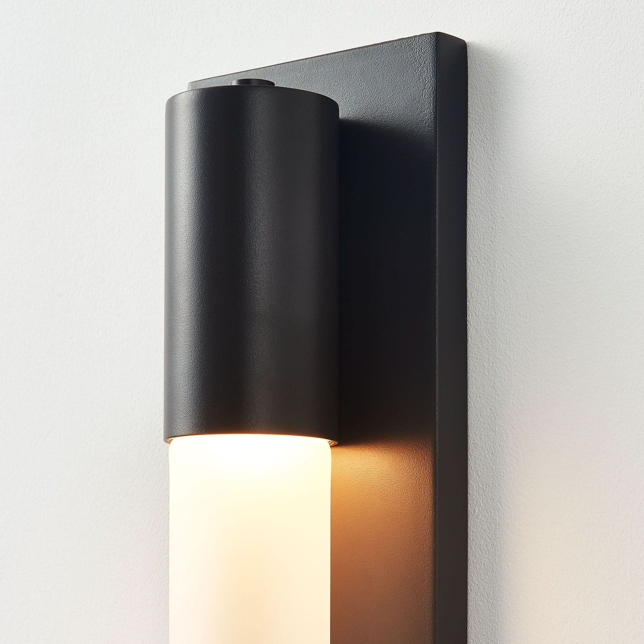 Breeze XL Aluminum Outdoor Wall Sconce Light - Weatherproof Exterior Lighting for Patio, Garden, Porch & Entryway