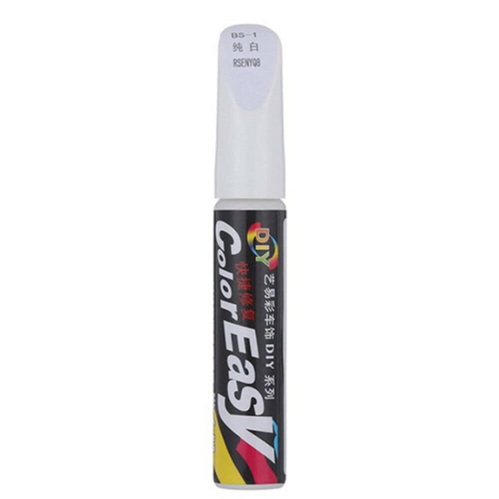 Car Scratch Remover Pen - Universal Touch Up Paint for Clear Coat & White Cars | DIY Auto Paint Repair Kit for Scratches & Chips | Perfect for Parking Lot Scratches, Door Dings & Minor Road Damage