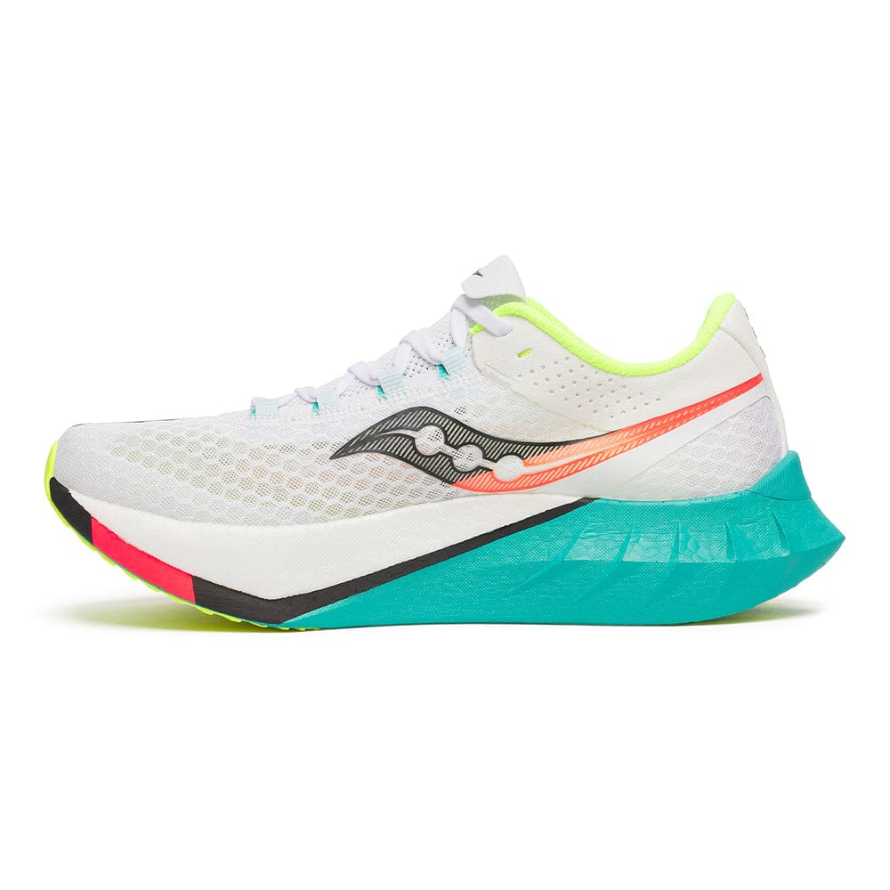 Saucony Men's Endorphin Pro 4 Running Shoes - Lightweight Carbon Fiber Racing Sneakers for Marathon & Road Running - High-Performance Cushioned Athletic Footwear for Men
