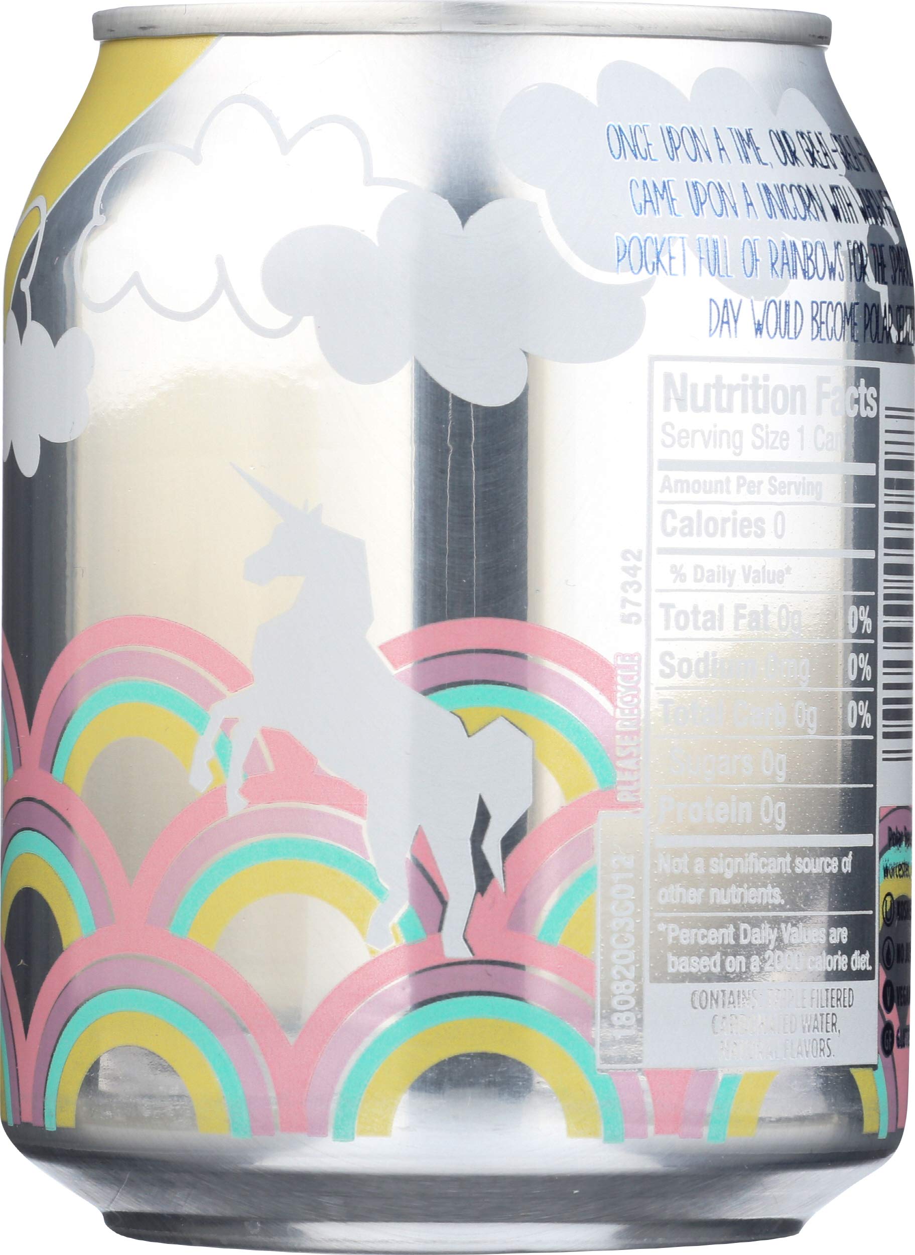 Polar Beverages Unicorn Kisses Seltzer Water - 8 Fl Oz (6 Pack) | Refreshing Sparkling Drink for Parties, Gifts & Healthy Hydration