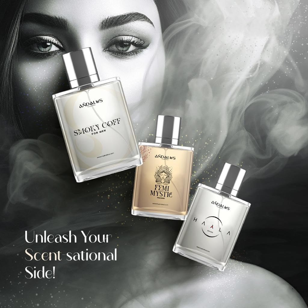 Andalus Fragrances Femi Mystic Perfume & Lotion Set for Women - 50ml Eau de Parfum with Natural Ingredients, Long-Lasting Floral Scent | Perfect for Daily Wear, Date Nights & Special Occasions