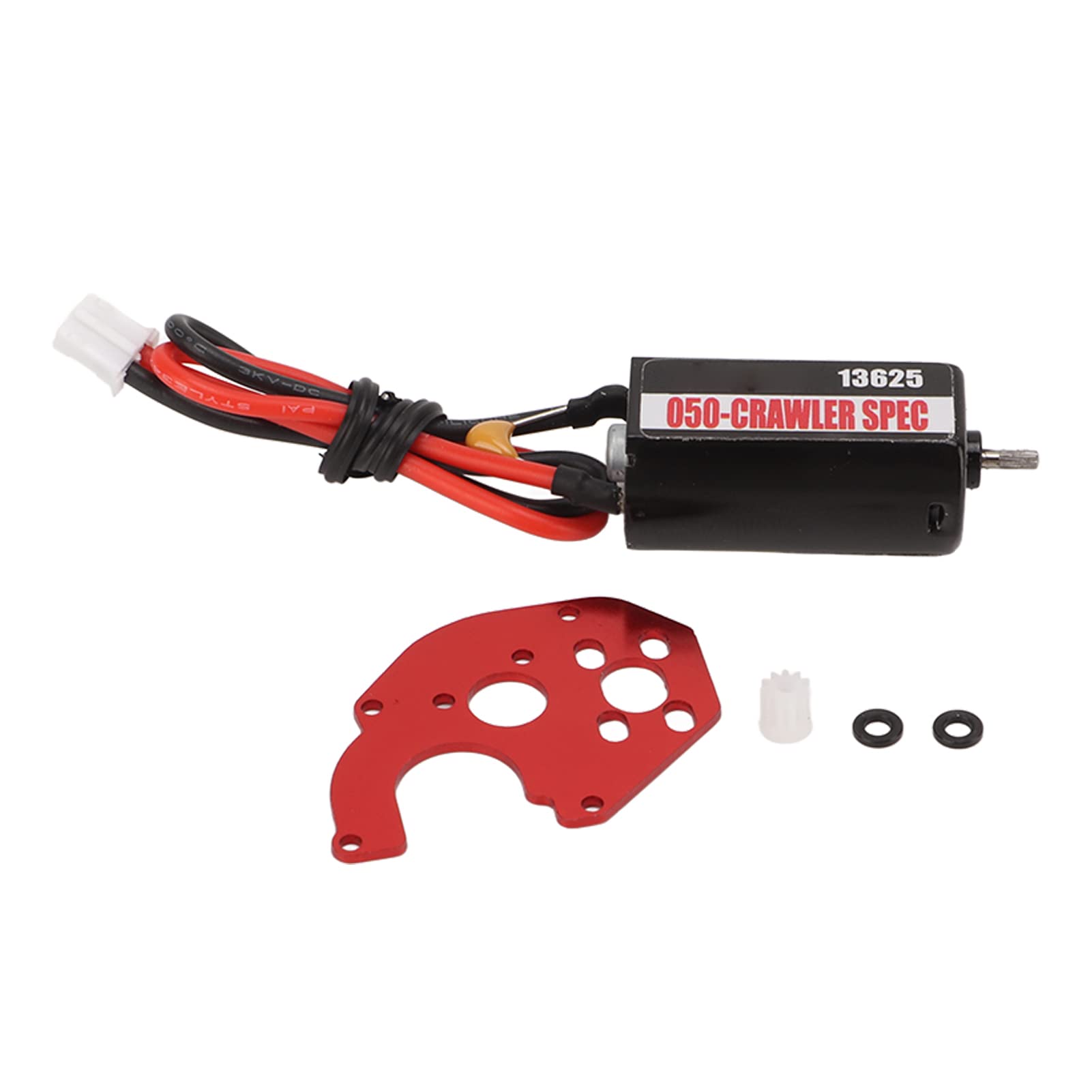 VGEBY 60T Low Friction High Torque RC Bushed Motor with Fixing Plate - Compatible with 1/24 Scale RGT RC Car Models | Perfect for Off-Road Racing, Crawling and DIY RC Vehicle Upgrades